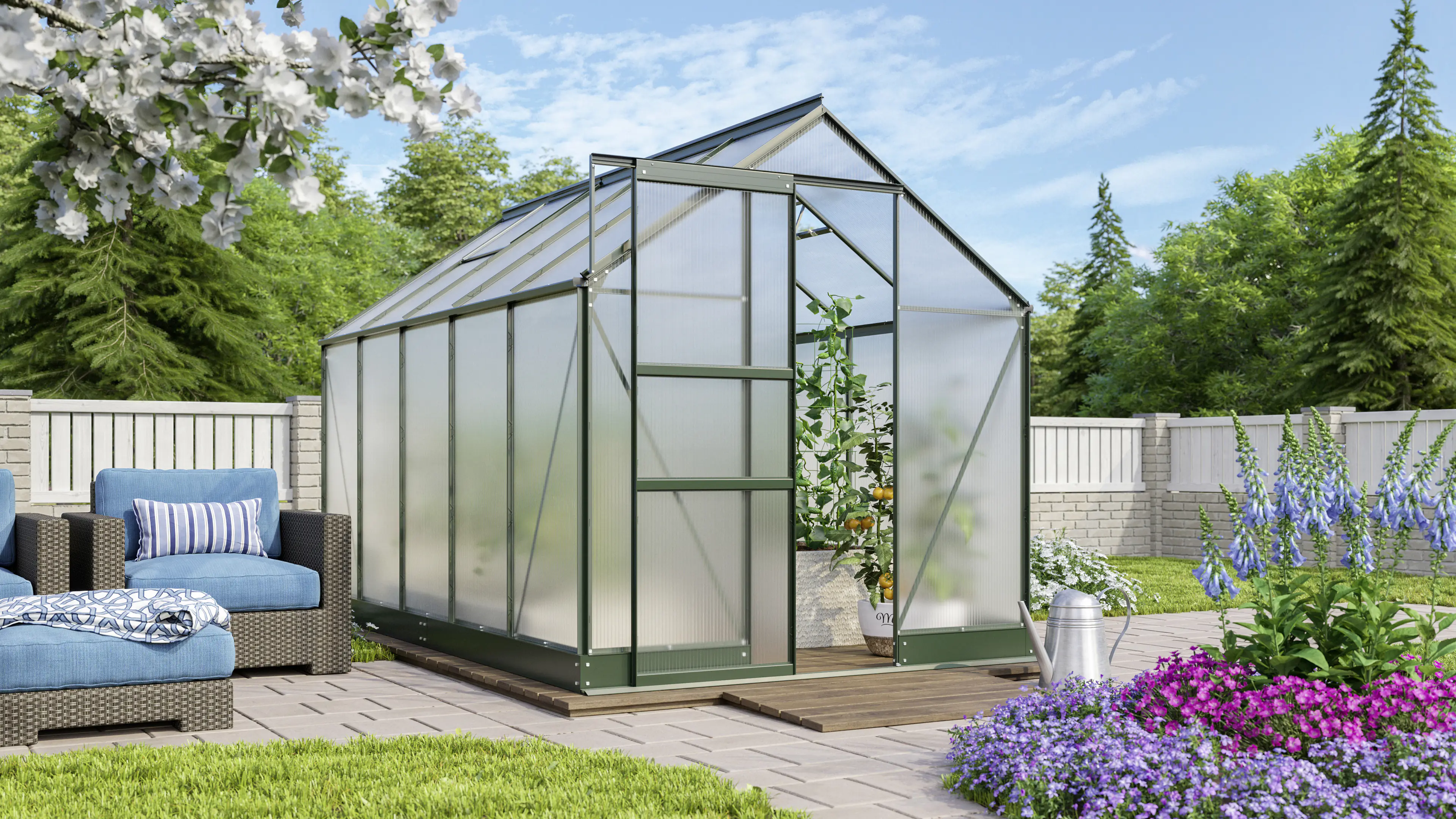 Vitavia Gewächshaus Apollo 6200 195 x 323 cm 6 mm HPK