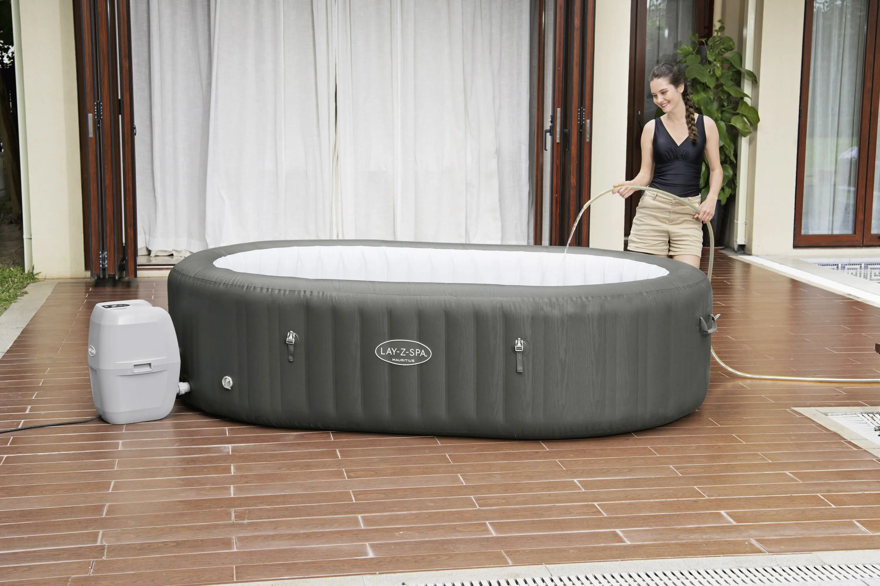 Bestway Whirlpool LAY-Z-SPA Mauritius AirJet oval 270 x 180 x71 cm