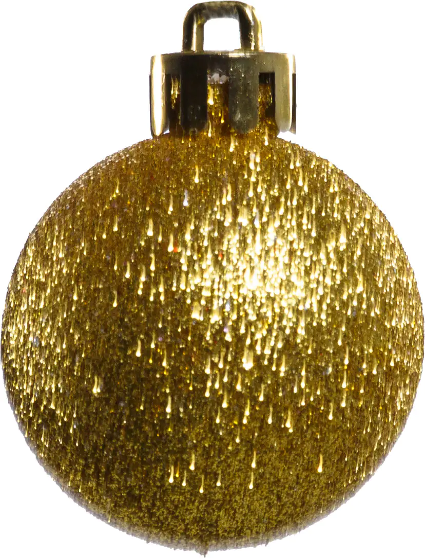 TrendLine Weihnachtskugeln bruchfest, langlebig Ø 4 cm gold 12 Stück