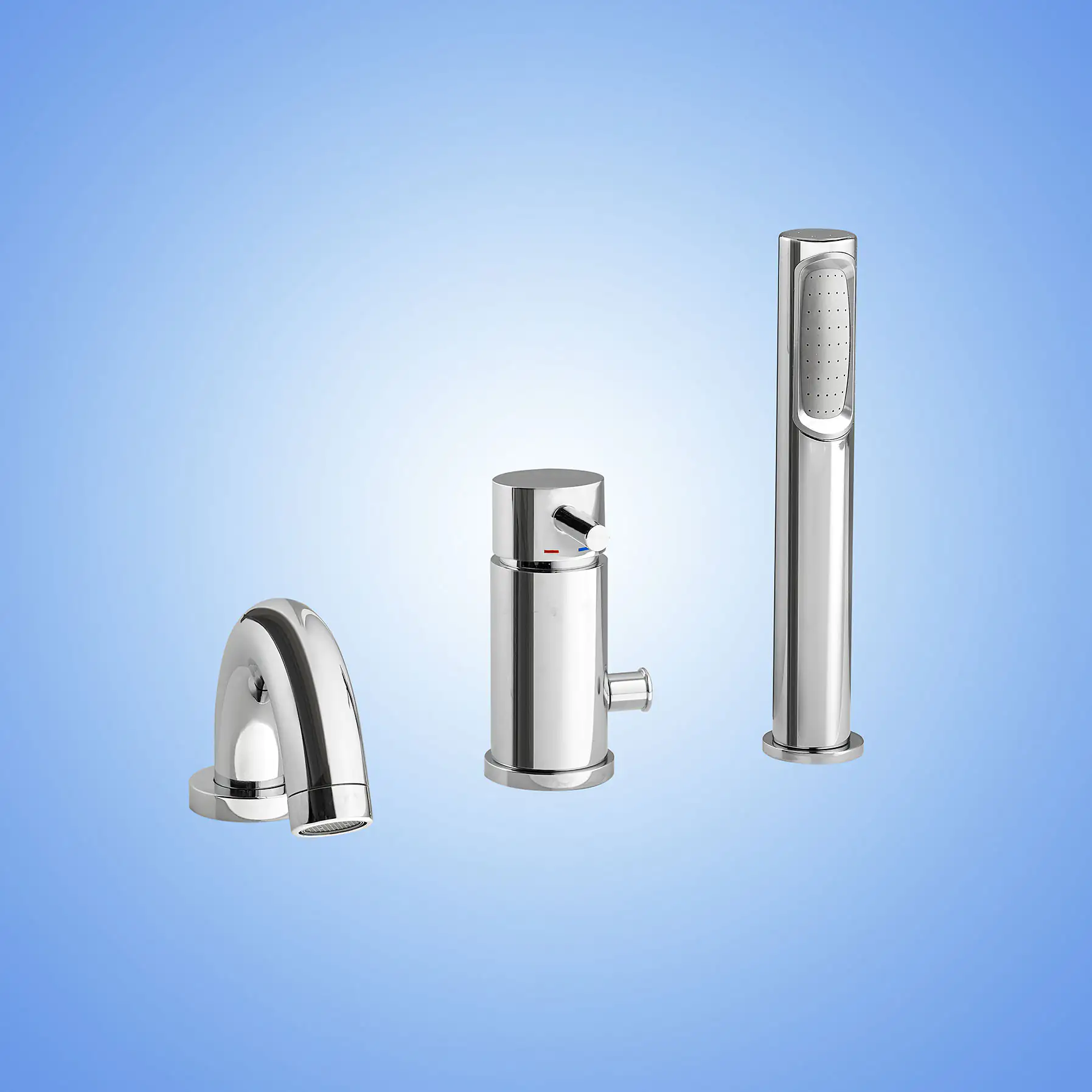 Ottofond Badwannen-Set Spirit links 180x80 cm, weiß