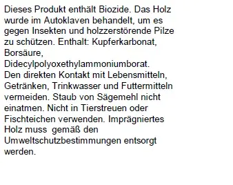Sichtschutzzaun Rügen 180 x 150 cm, gerade, kesseldruckimprägniert