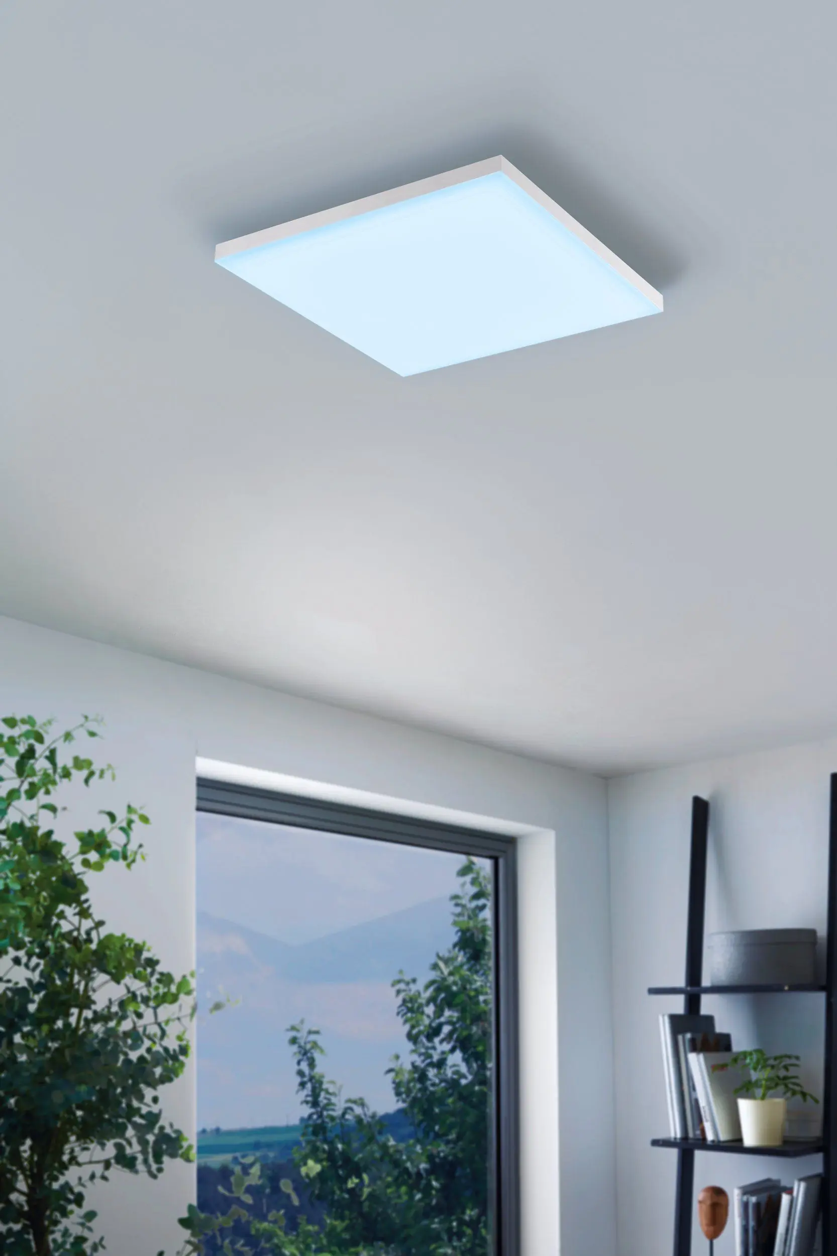 Eglo Connect LED Deckenleuchte Turcona-Z weiß 30 x 30 cm dimmbar, ww-kw