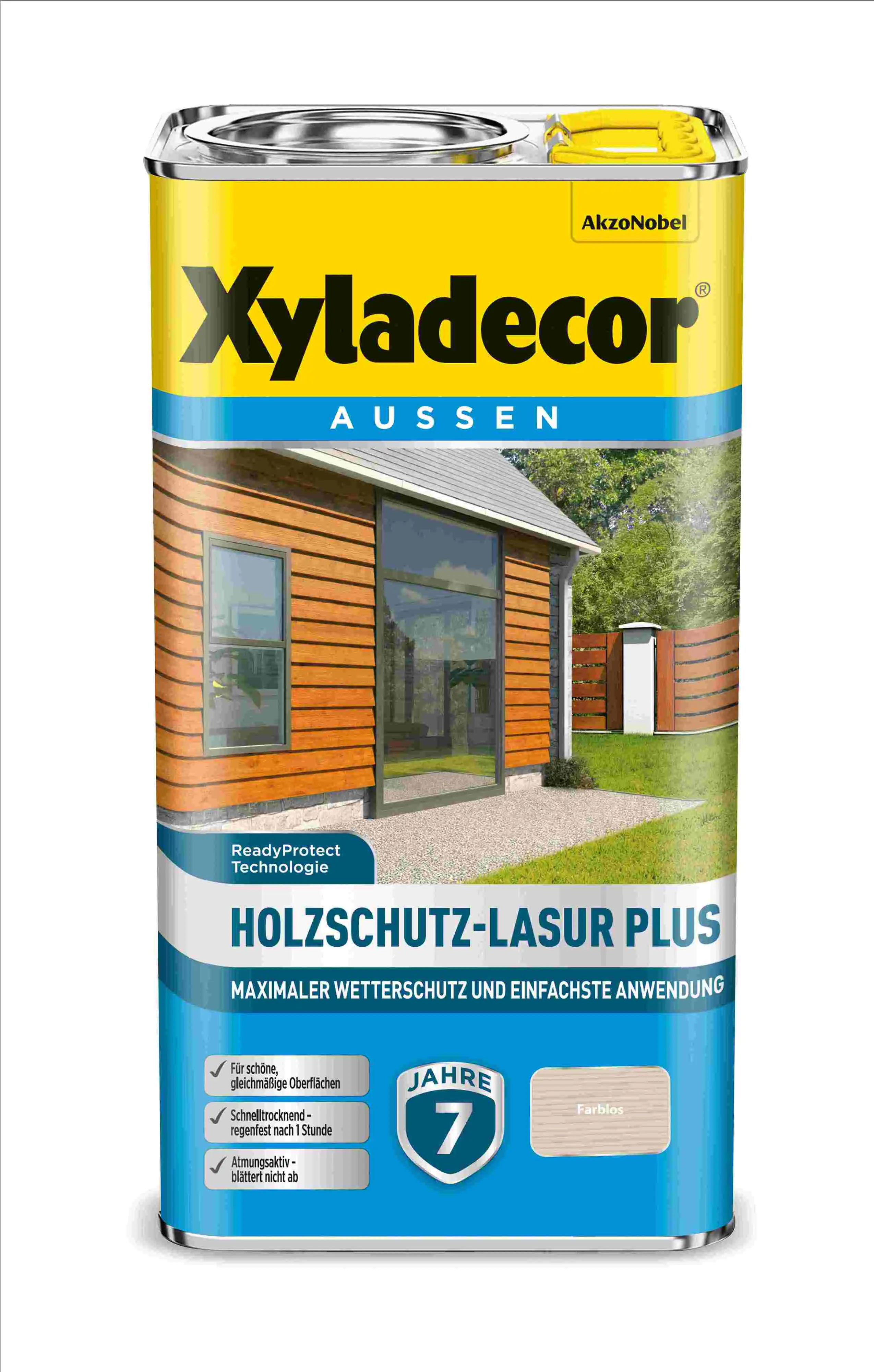 Xyladecor Holzschutz-Lasur 4 L farblos Plus