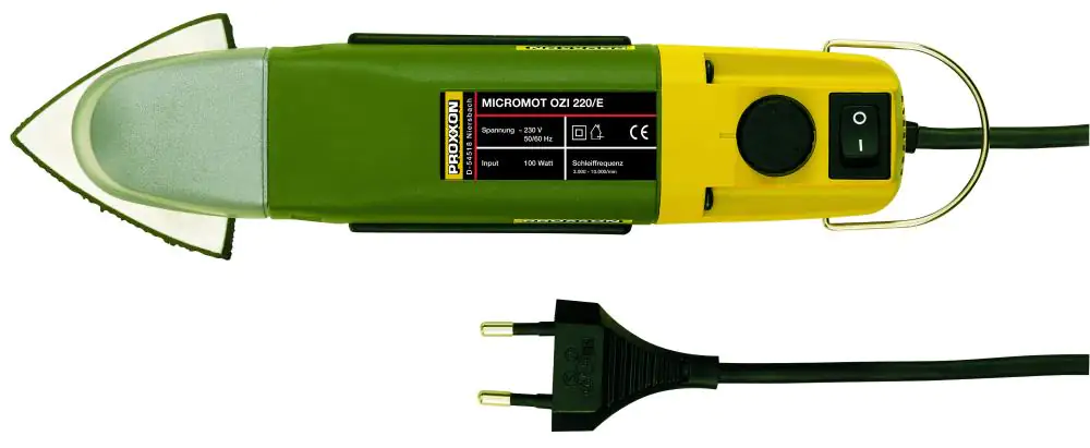 Proxxon Eckenschleifer OZI/E 100 W inkl. 4 Schleifblättern