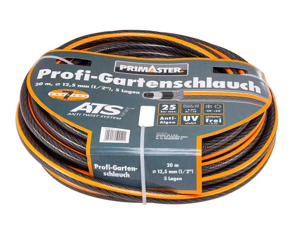 Primaster Profi-Gartenschlauch 20 m Ø 12,7 mm (1/2")
