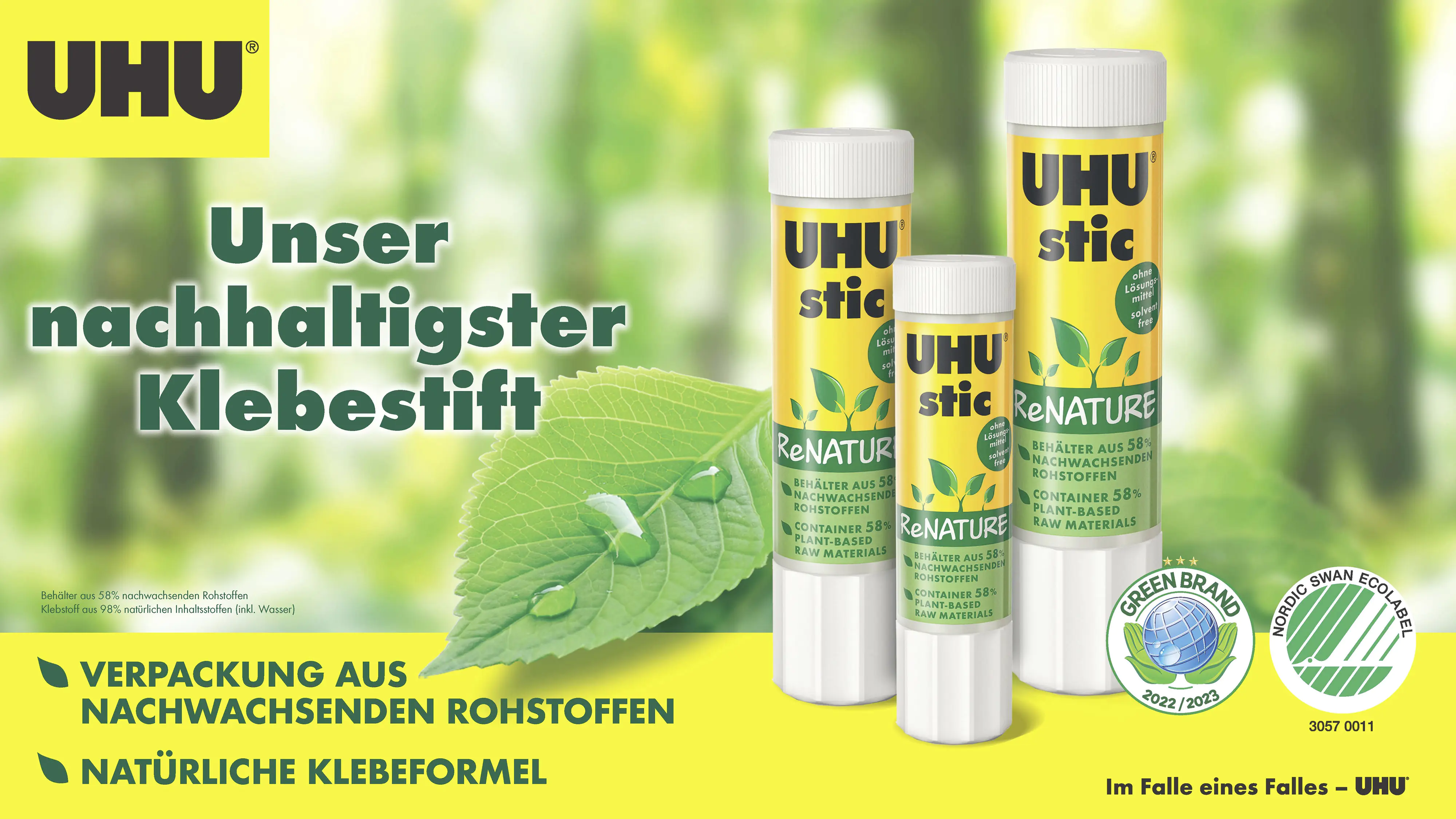 UHU stic ReNATURE