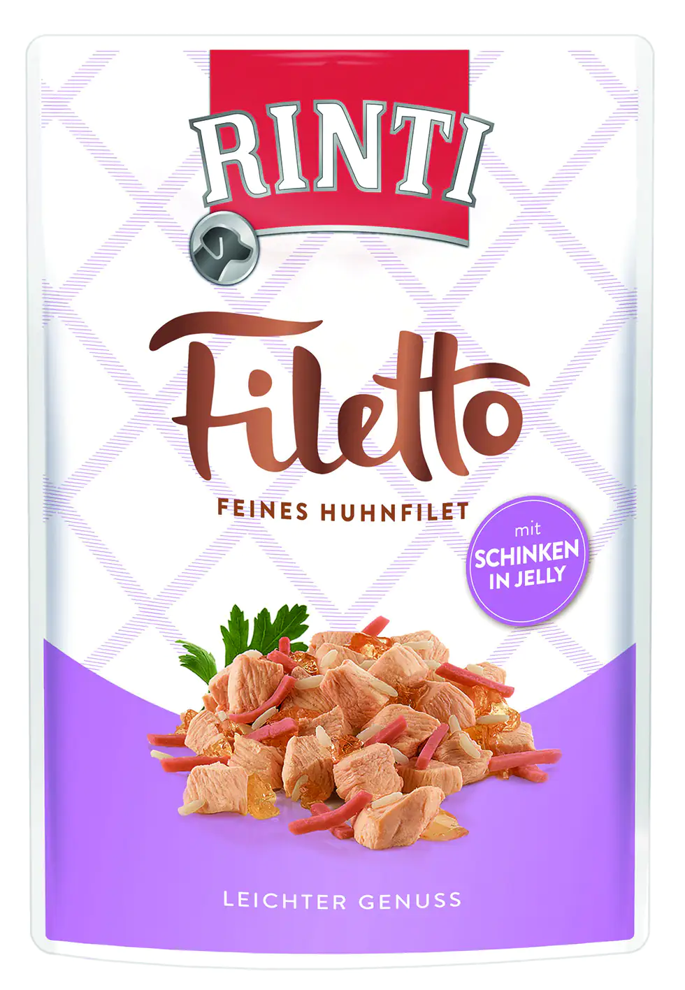 Rinti Filetto Hundenassfutter Adult 100 g Huhnfilet & Schinken