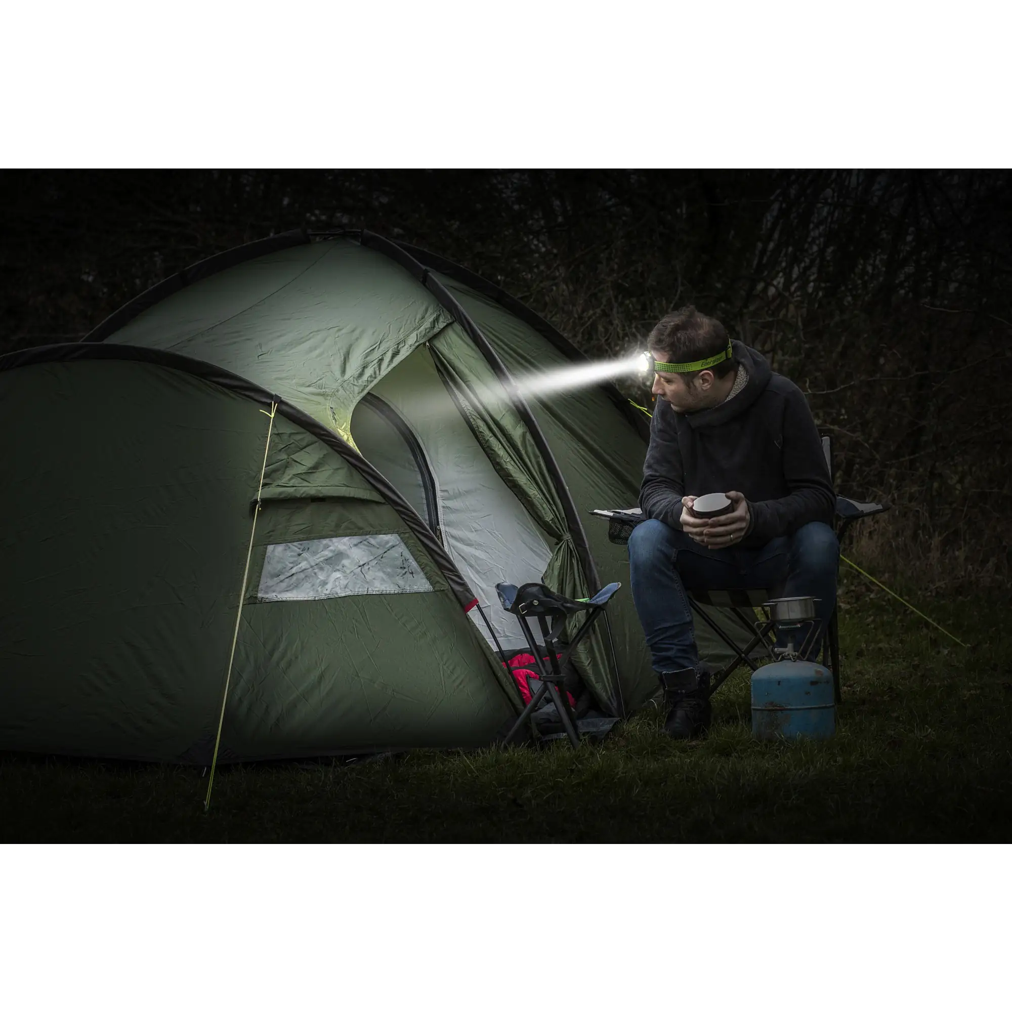 Energizer Kopflampe Advanced 7 LED inklusive 3 Micro AAA, Sichtweite 25 m