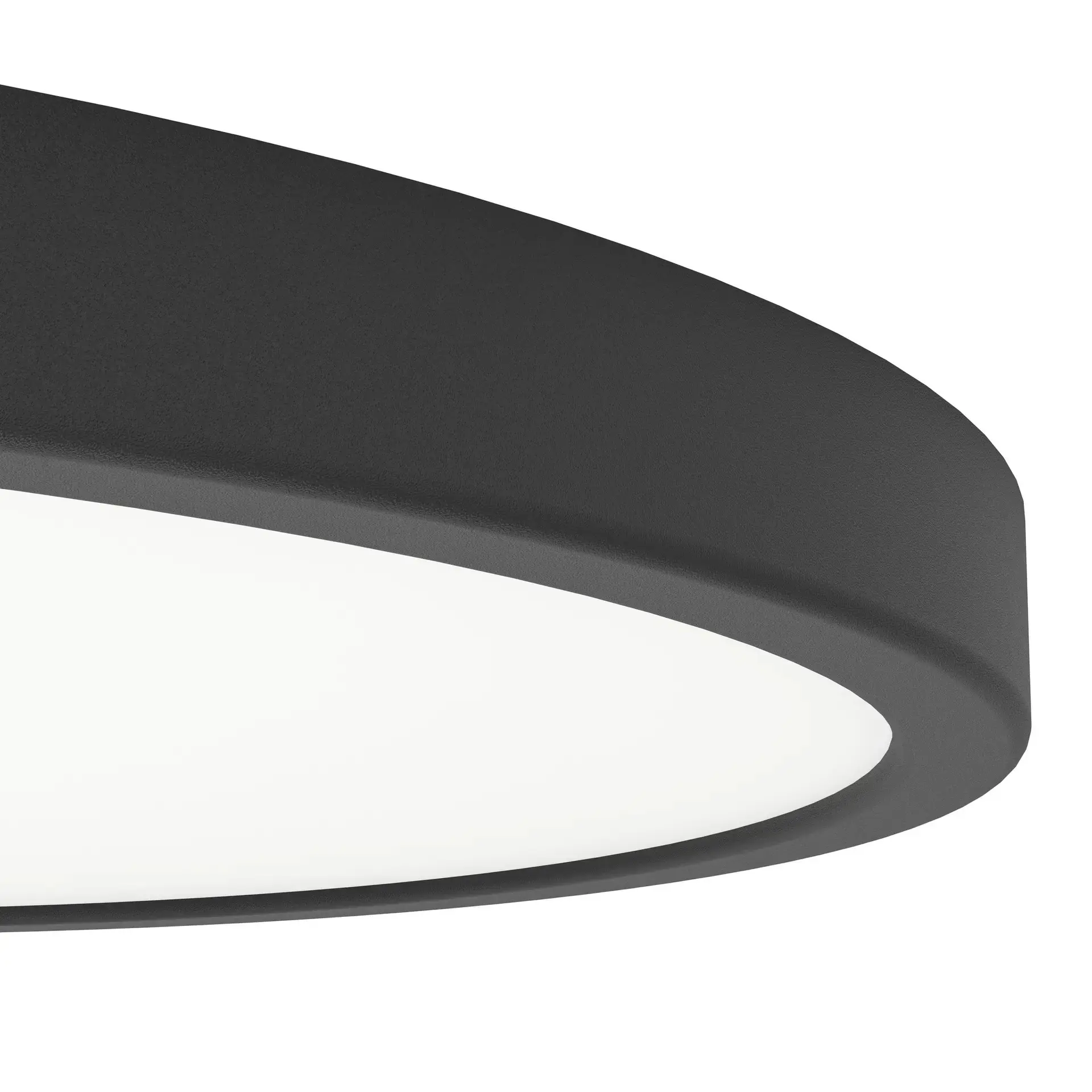 Eglo LED Deckenleuchte Fueva 6 schwarz Ø 39 x 3 cm warmweiß-kaltweiß