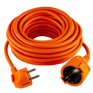 REV Verlängerungskabel Innen 10 m H05VV-F 3G1,5mm², rot