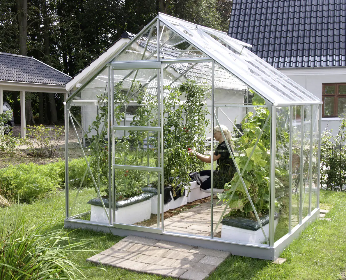 Vitavia Gewächshaus Merkur 6700 254 x 254 cm 3 mm ESG