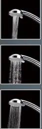 Primaster Brausegarnitur 3 Strahlarten Tropea chrom 69 cm