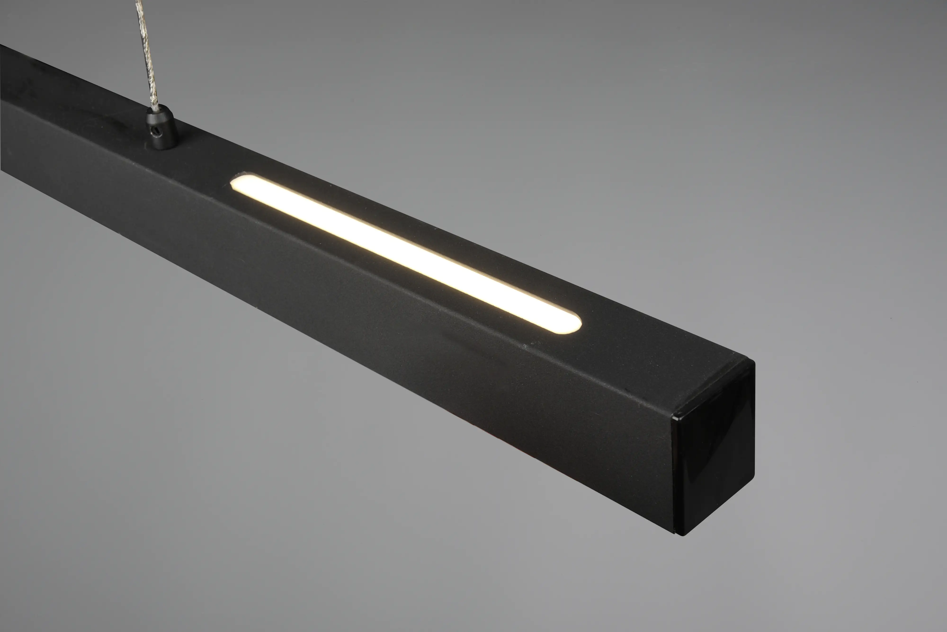 Reality Leuchten LED Pendelleuchte Paros schwarz matt Switch Dimmer