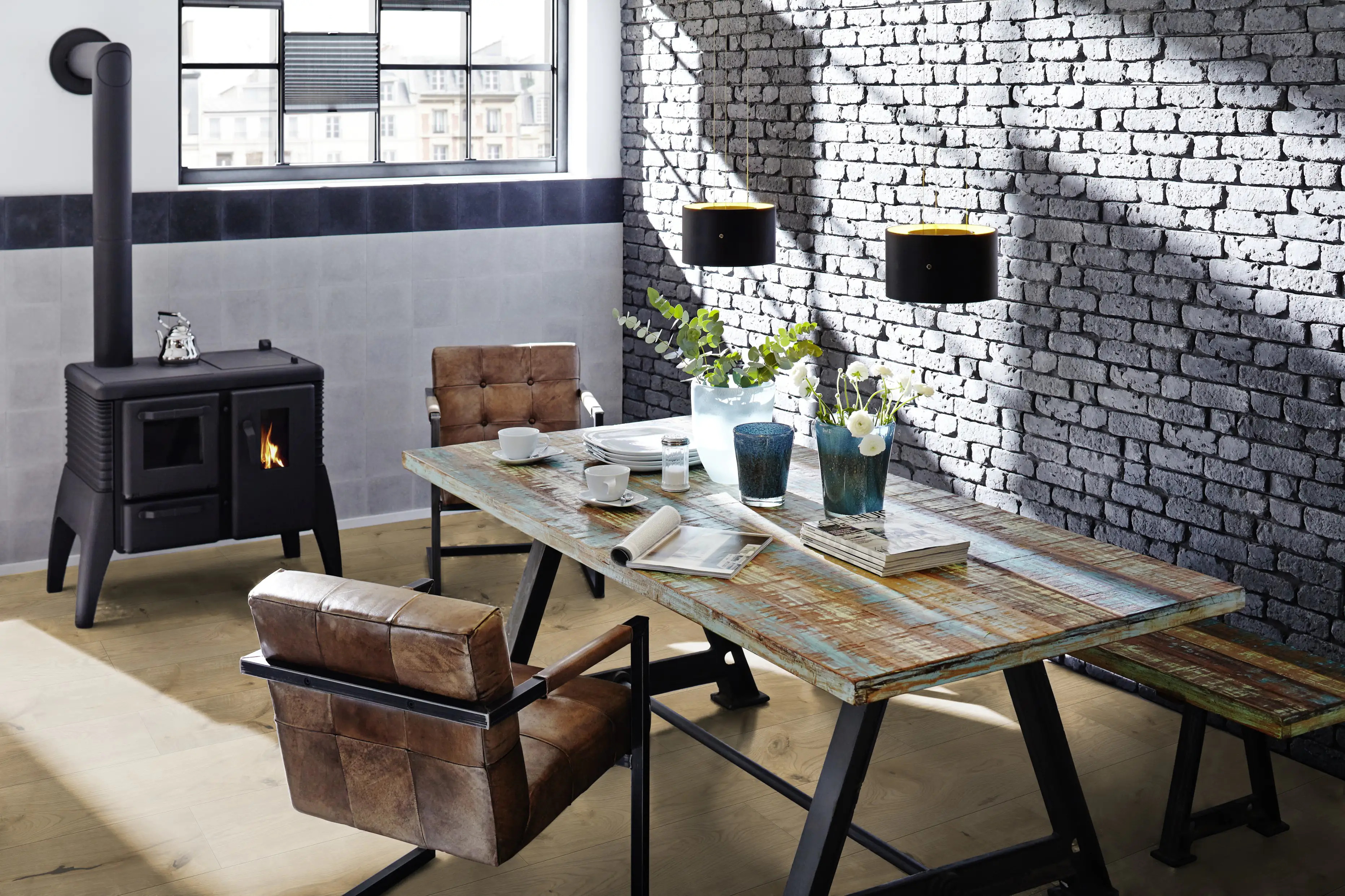 Classen Laminat 4V Eiche natur gelb