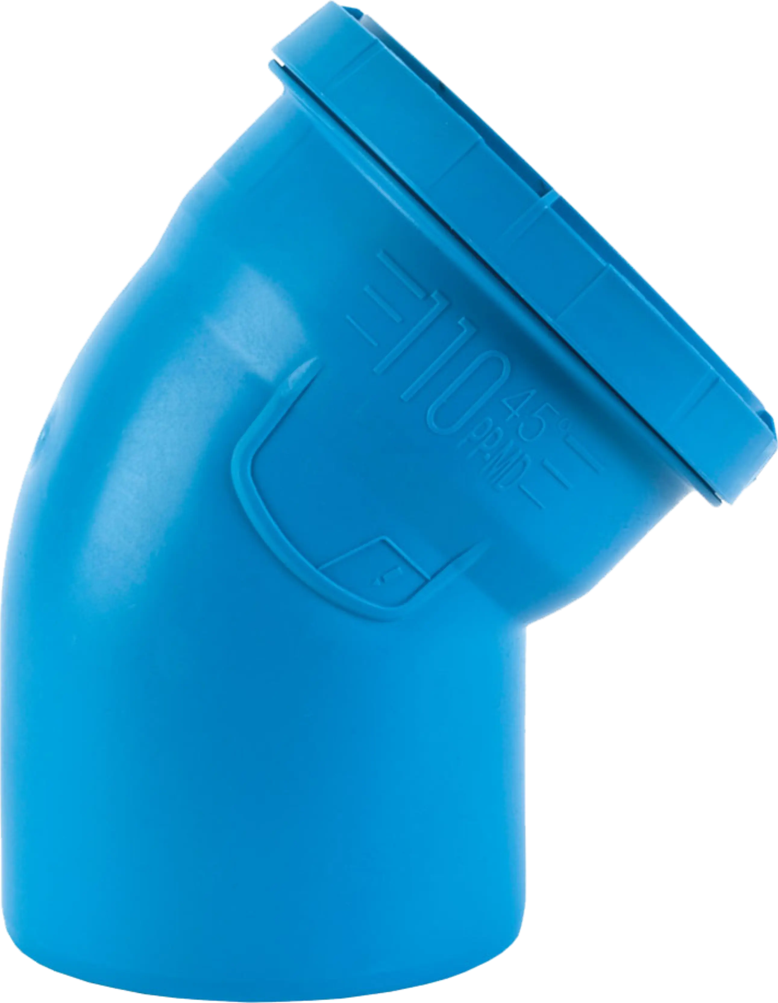 Marley Rohrbogen dBlue DN 110 45° schalldämmend 19 cm blau