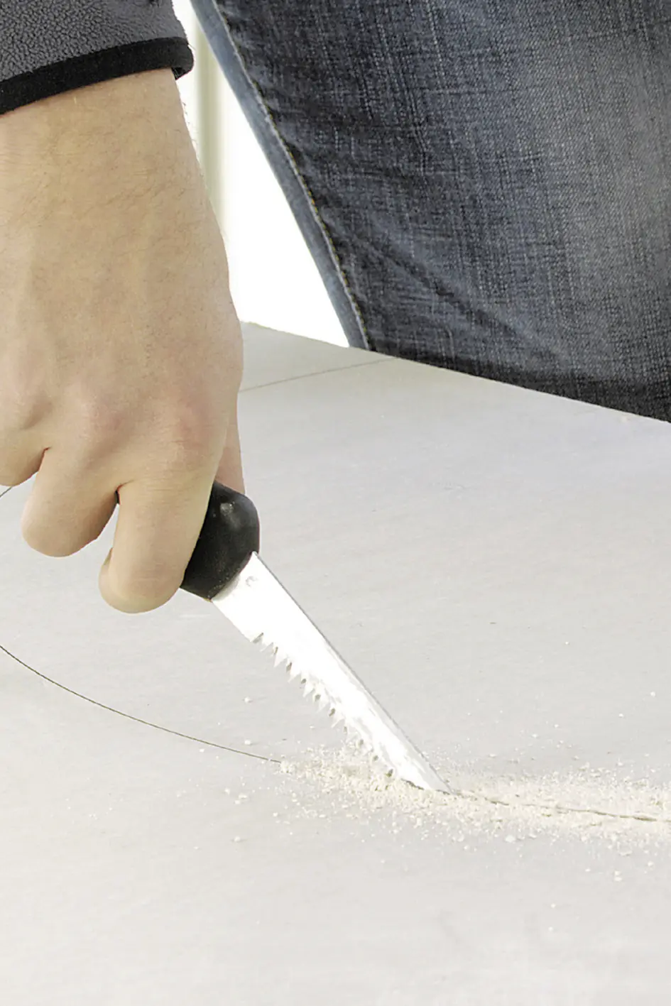 Wolfcraft Hand-Stichsäge 160 mm für Gipskartonplatten