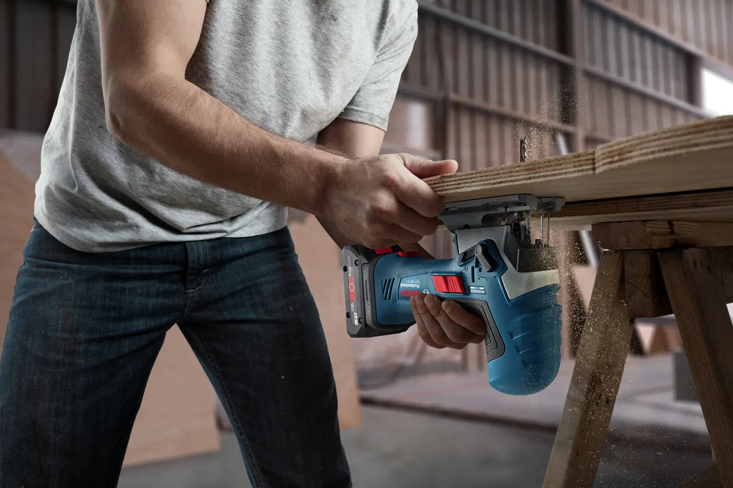 Bosch Professional Akku-Stichsäge GST 18V-125 S Solo
