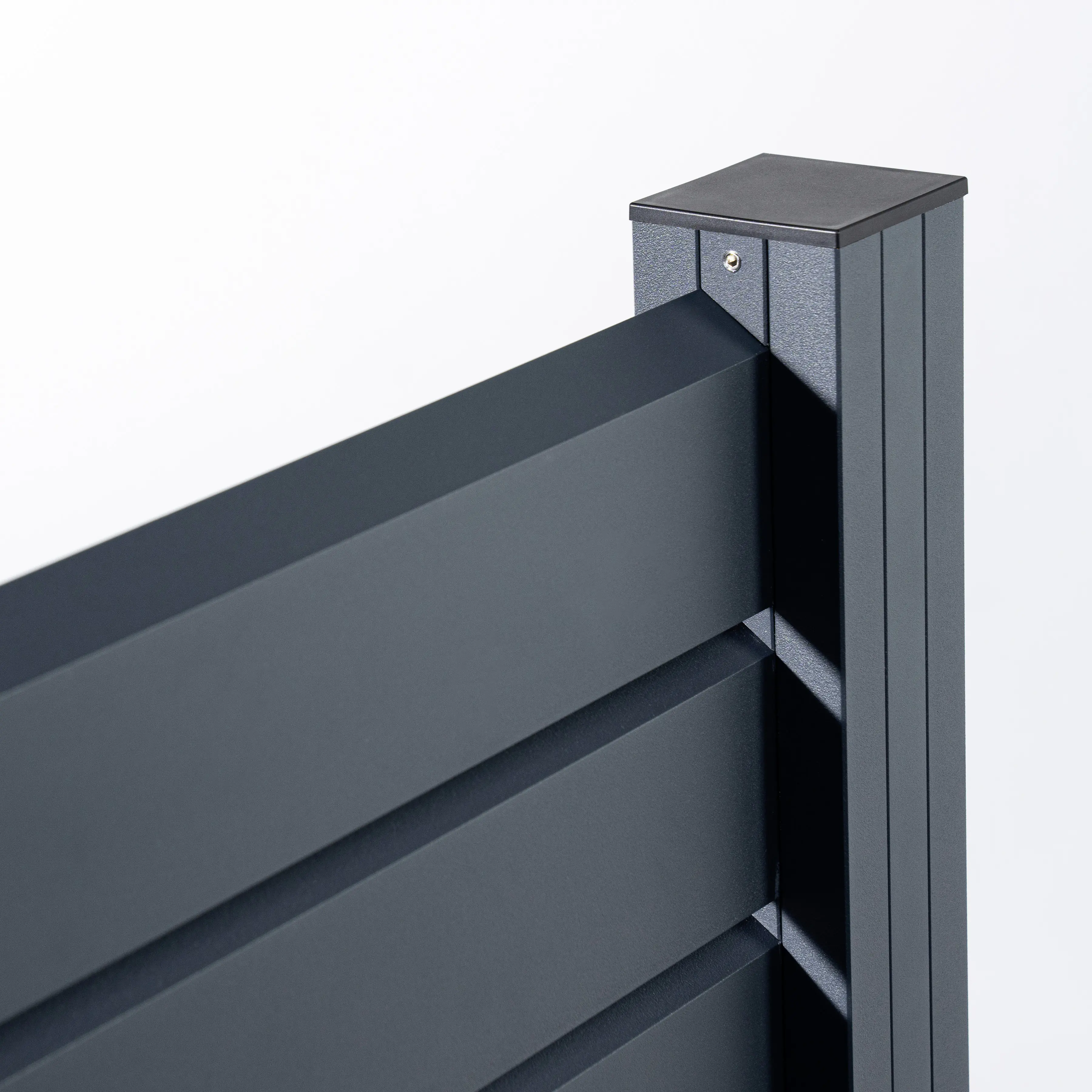 Ambiente Alu-Zaun Erweiterungsset Rhombus MINI 187 x 244,2 cm anthrazit