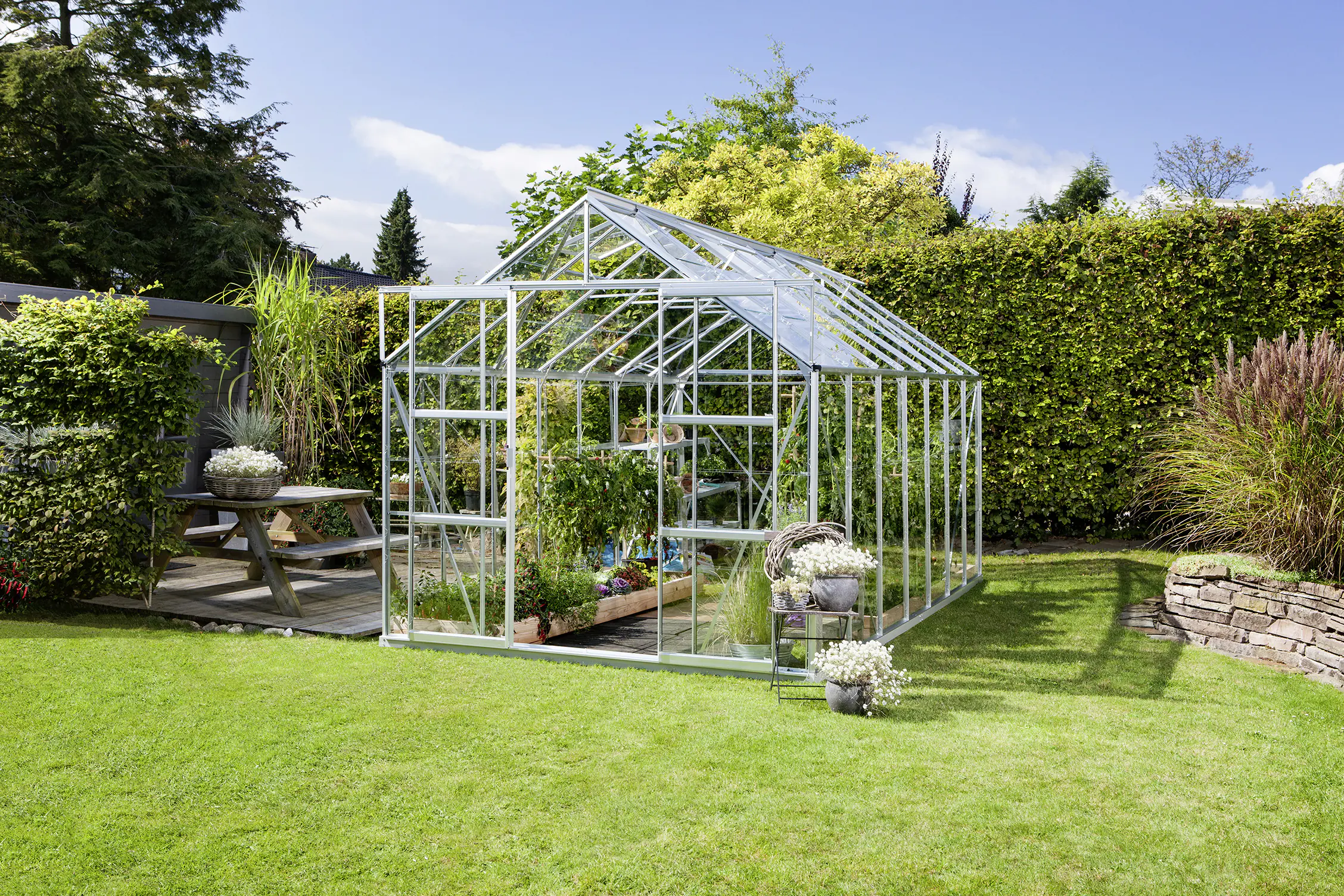Vitavia Gewächshaus Uranus 11500 ESG 3 mm 254 x 441 cm
