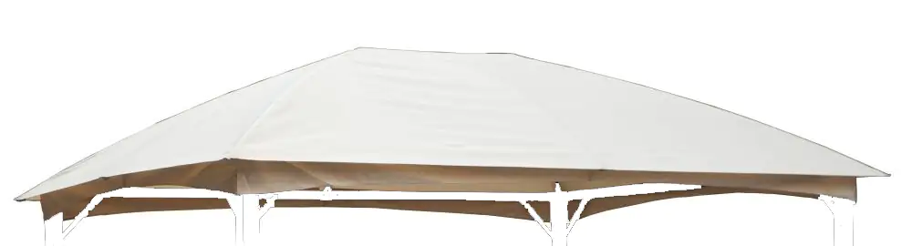 TrendLine Ersatzdach Pavillon Martinique 400 x 300 cm beige
