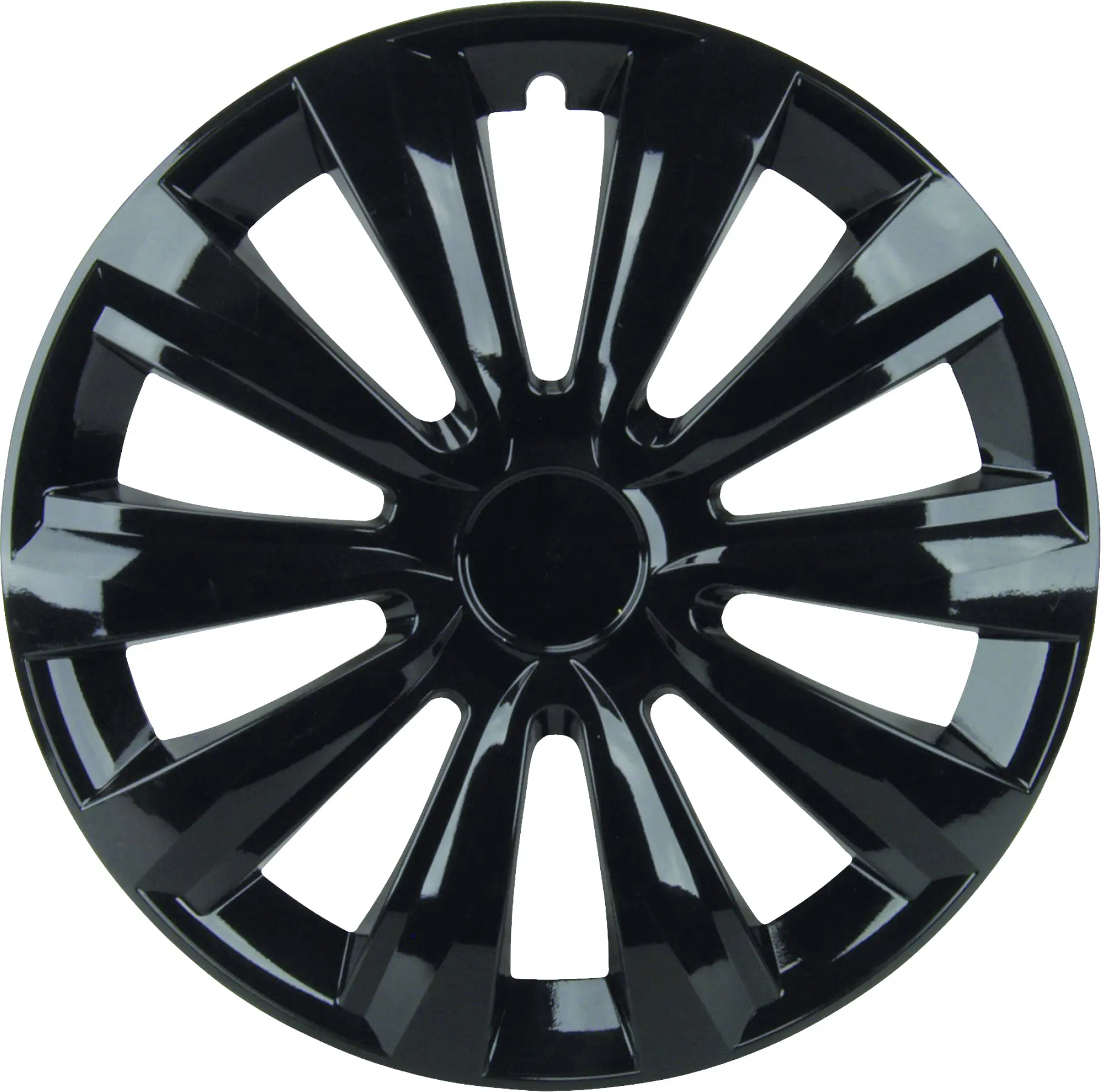 Unitec Radzierblende Delta 38 cm (15 Zoll) schwarz 1 stück