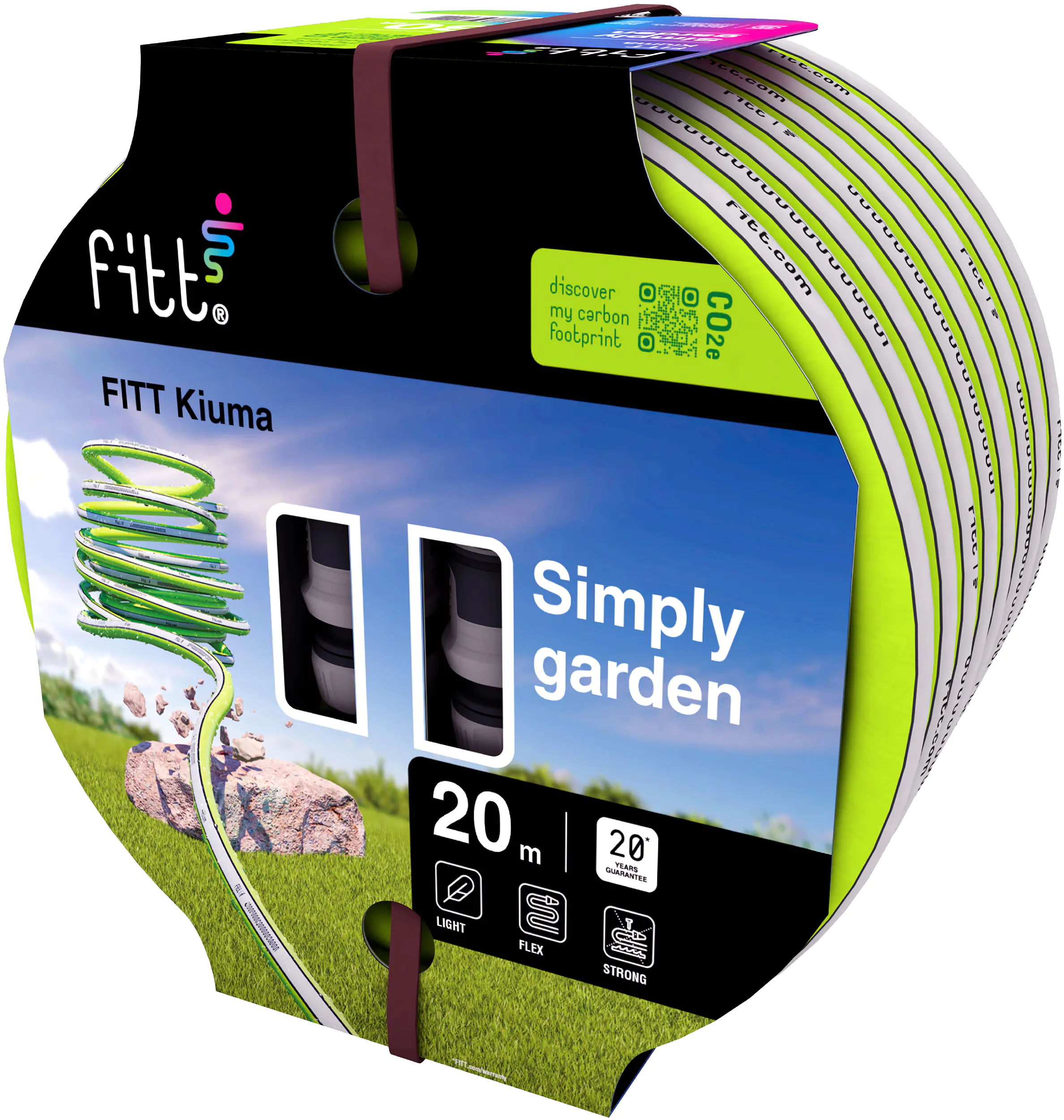Fitt Gartenschlauch Kiuma Lime 20 m Ø 13 mm (1/2")
