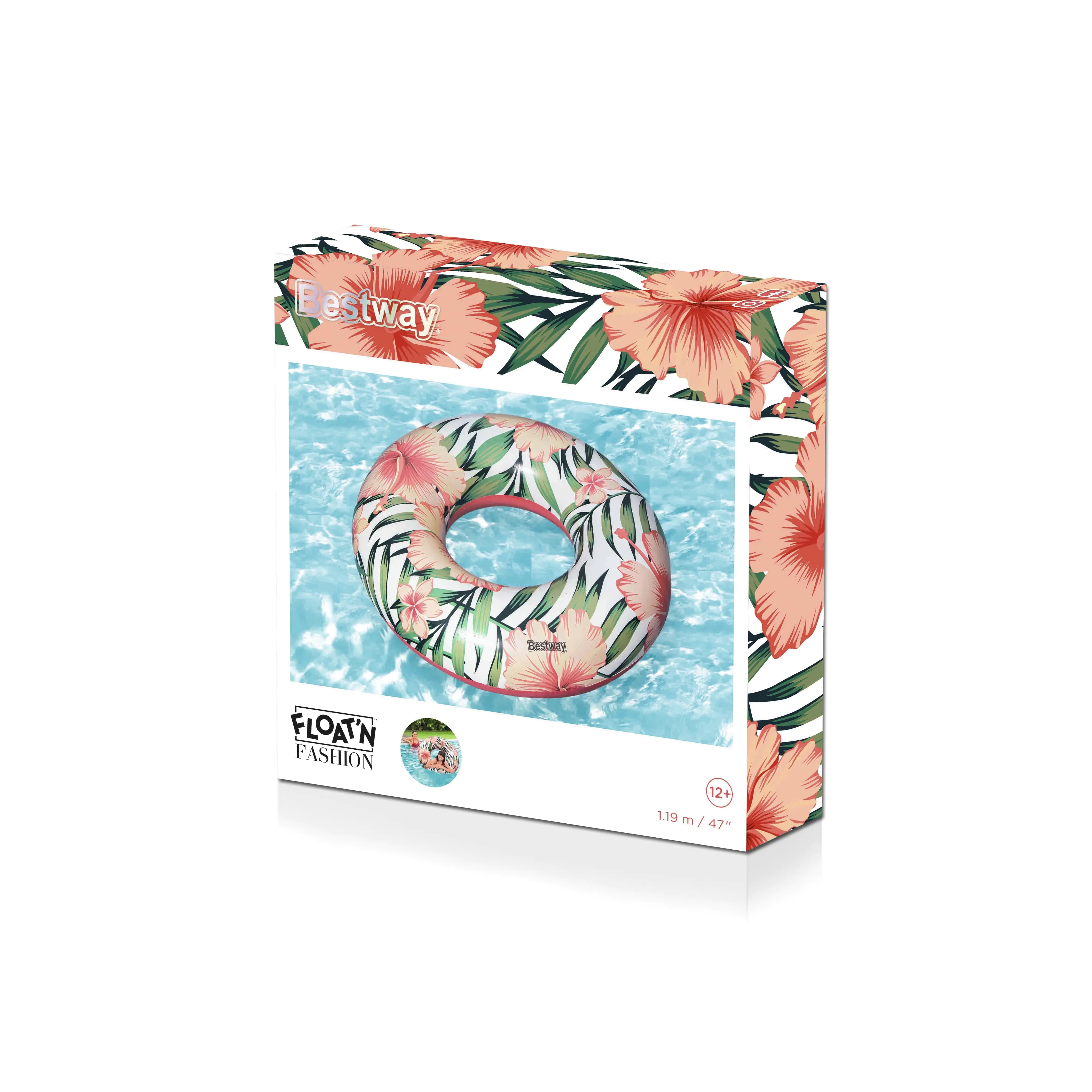 Bestway Schwimmring Tropical Palms Ø 119 cm 2-fach sortiert