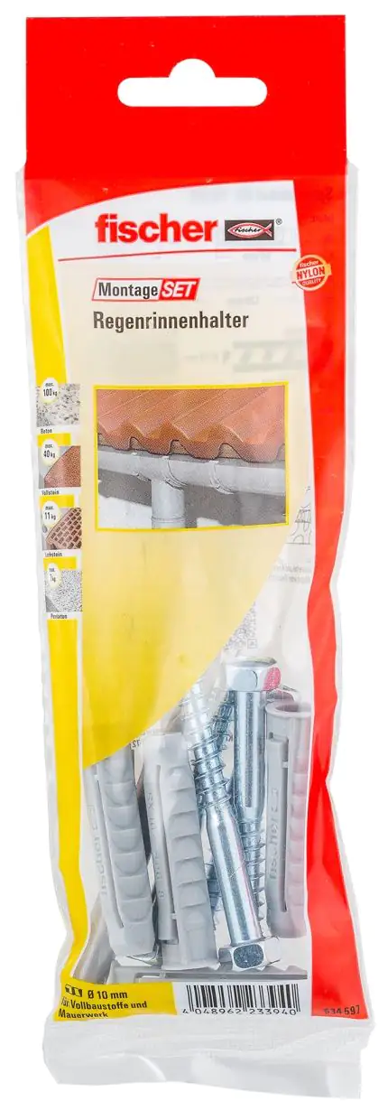 Fischer Montage-Set Regenrinnenhalter