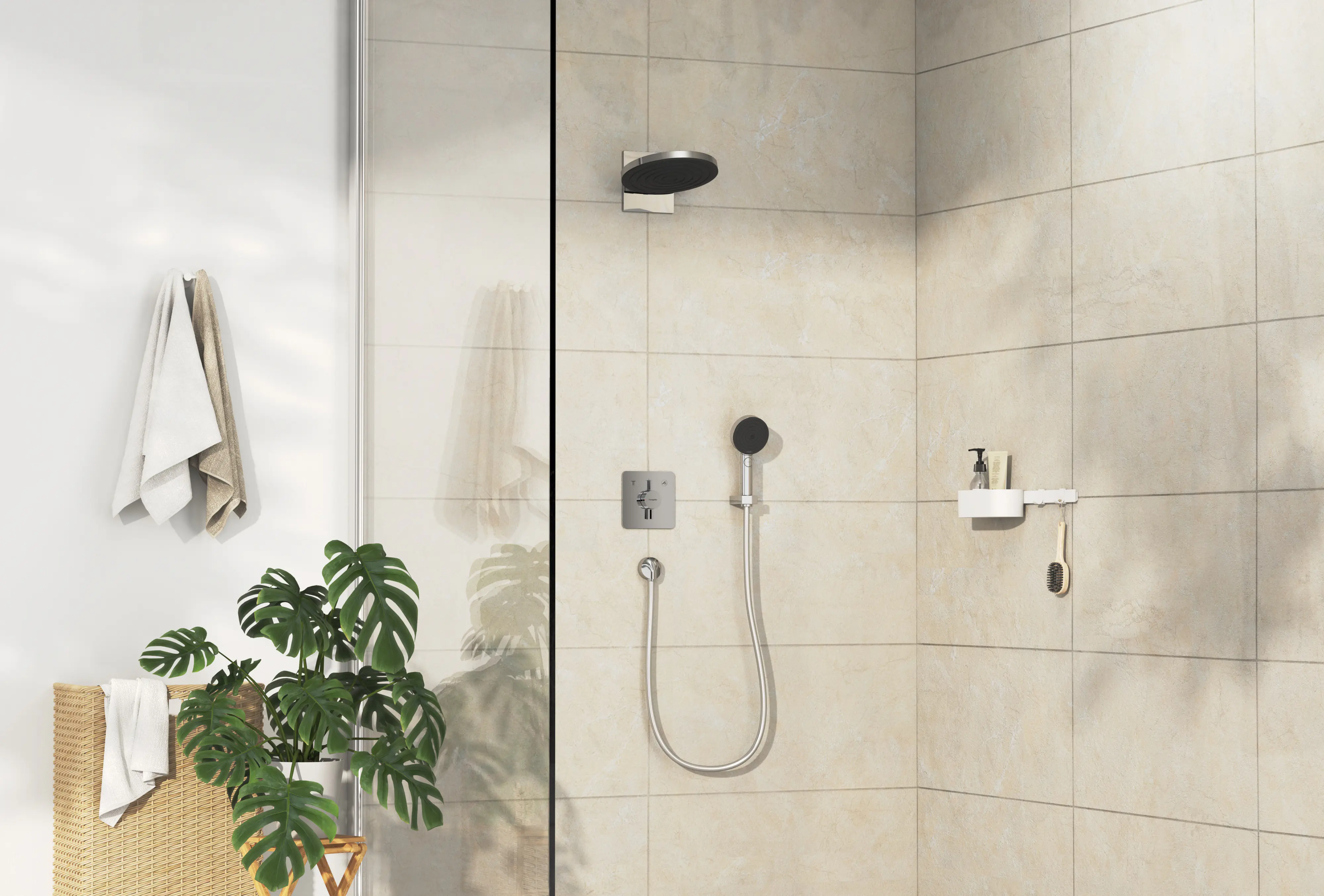 Hansgrohe Duscharmatur DuoTurn Q Unterputz für 2 Verbraucher