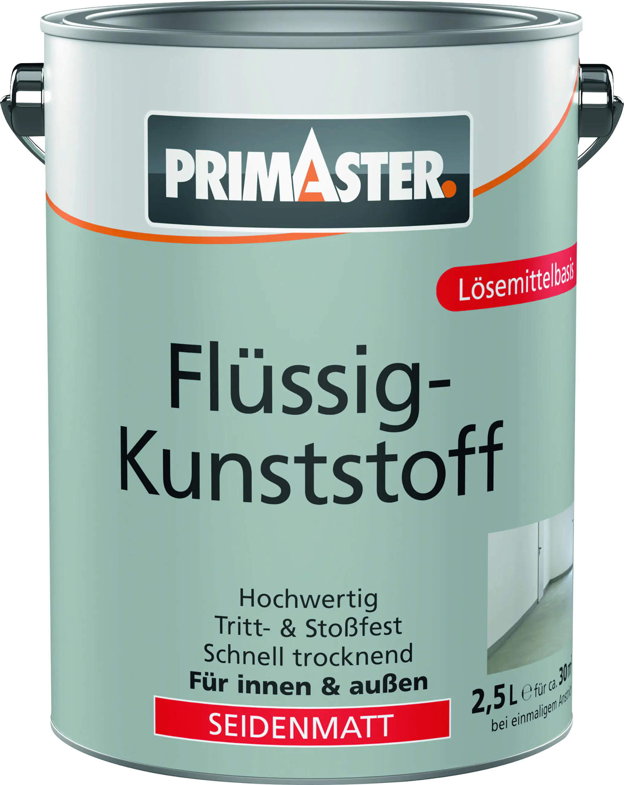 Primaster Flüssigkunststoff seidenmatt 2,5 L kieselgrau