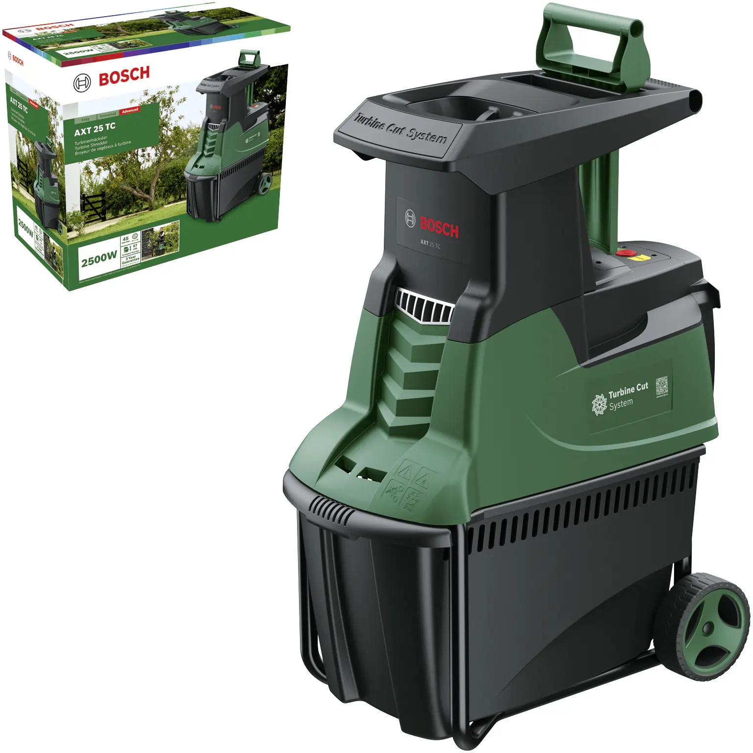 Bosch Häcksler AXT 25 TC 2500 Watt