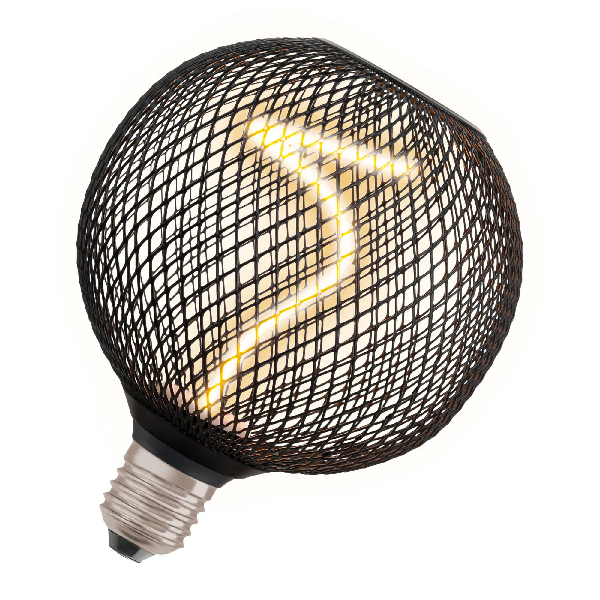 Osram LED Dekoleuchtmittel E27 Globe schwarz 3,5W dimmbar warmweiß