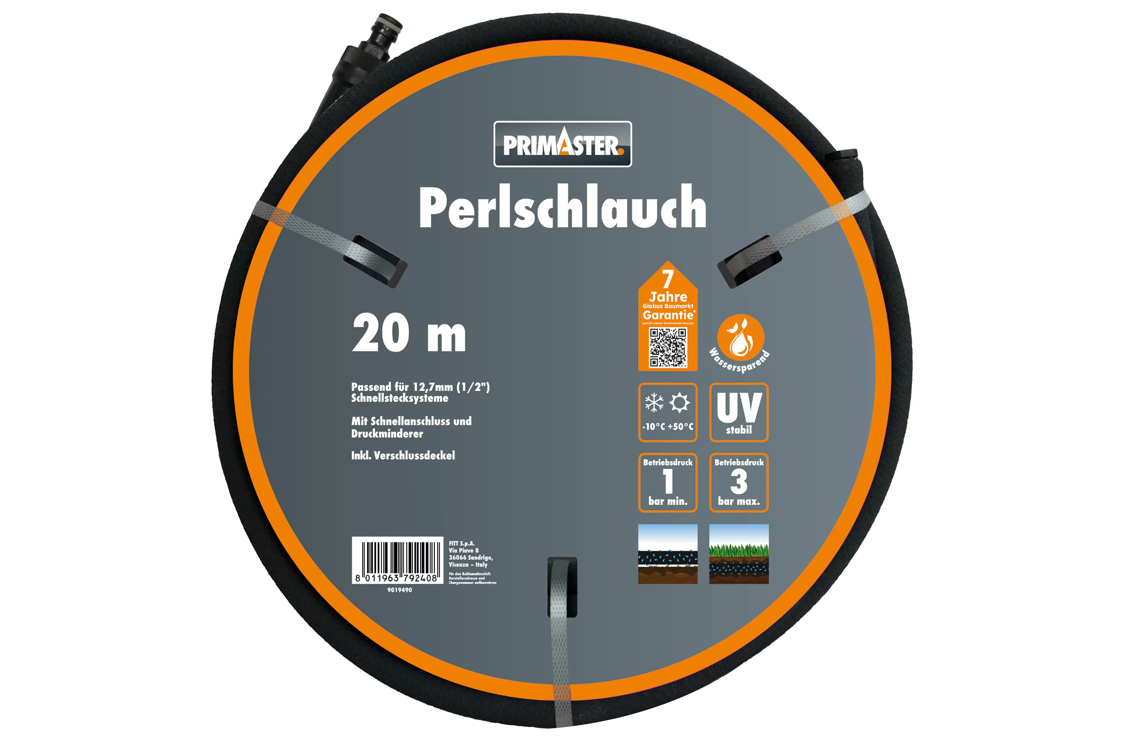 Primaster Perlschlauch Poroso 20 m