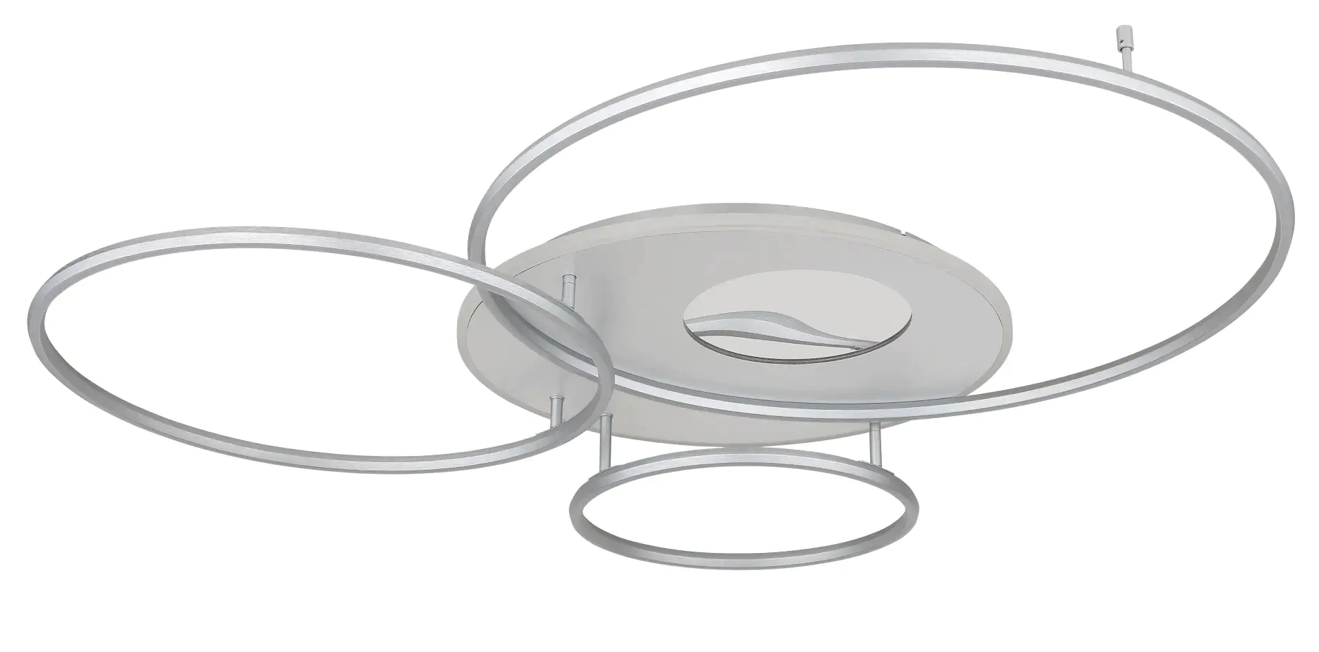 Globo LED Deckenleuchte Invertina silberfarben