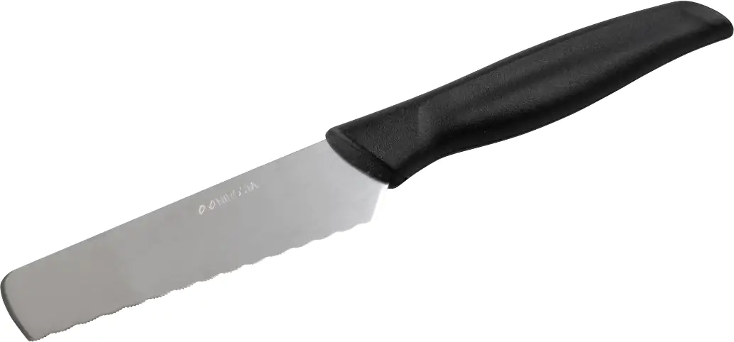 Fackelmann Brötchenmesser 20cm schwarz