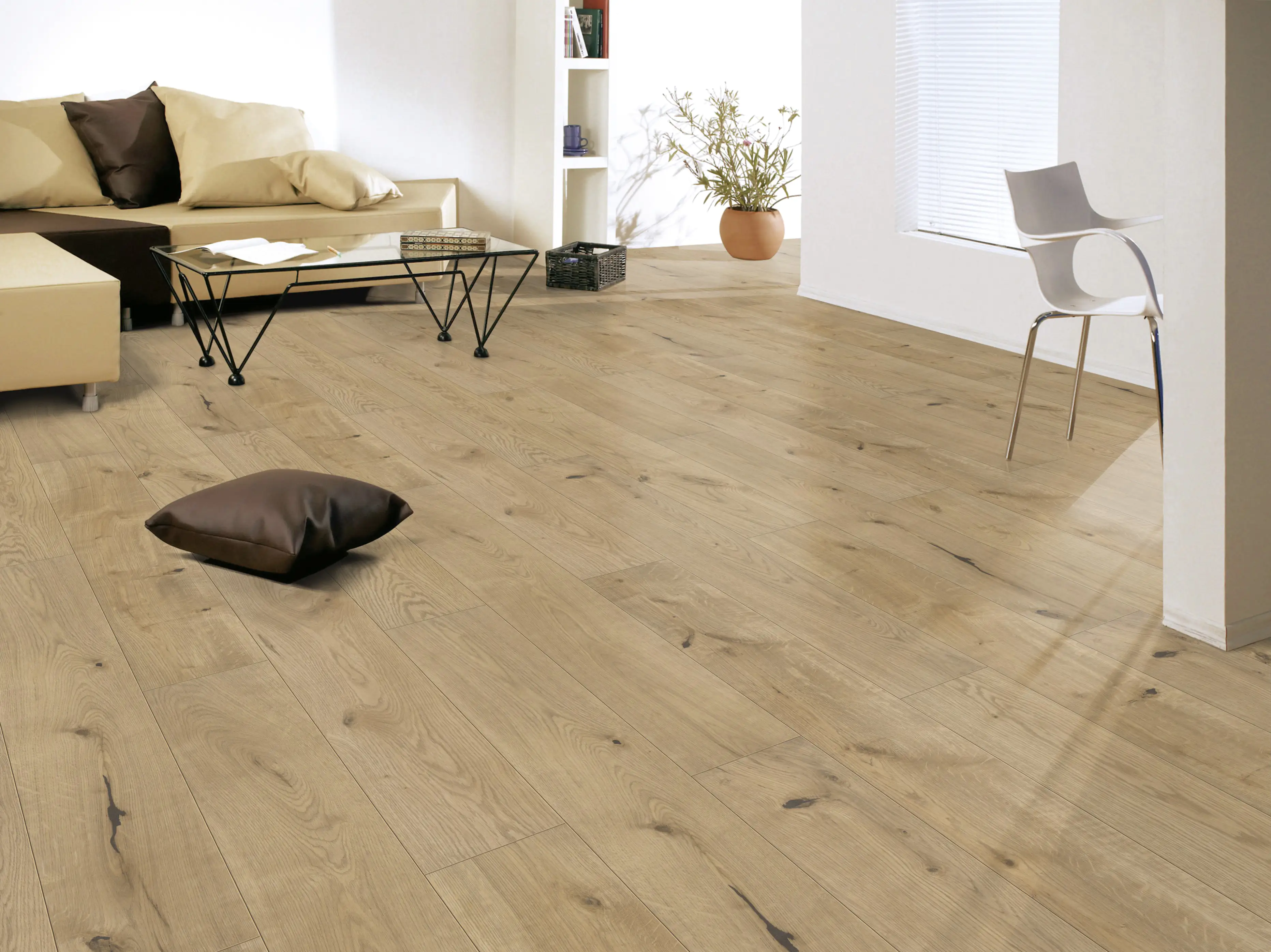Classen Laminat 4V Eiche natur gelb