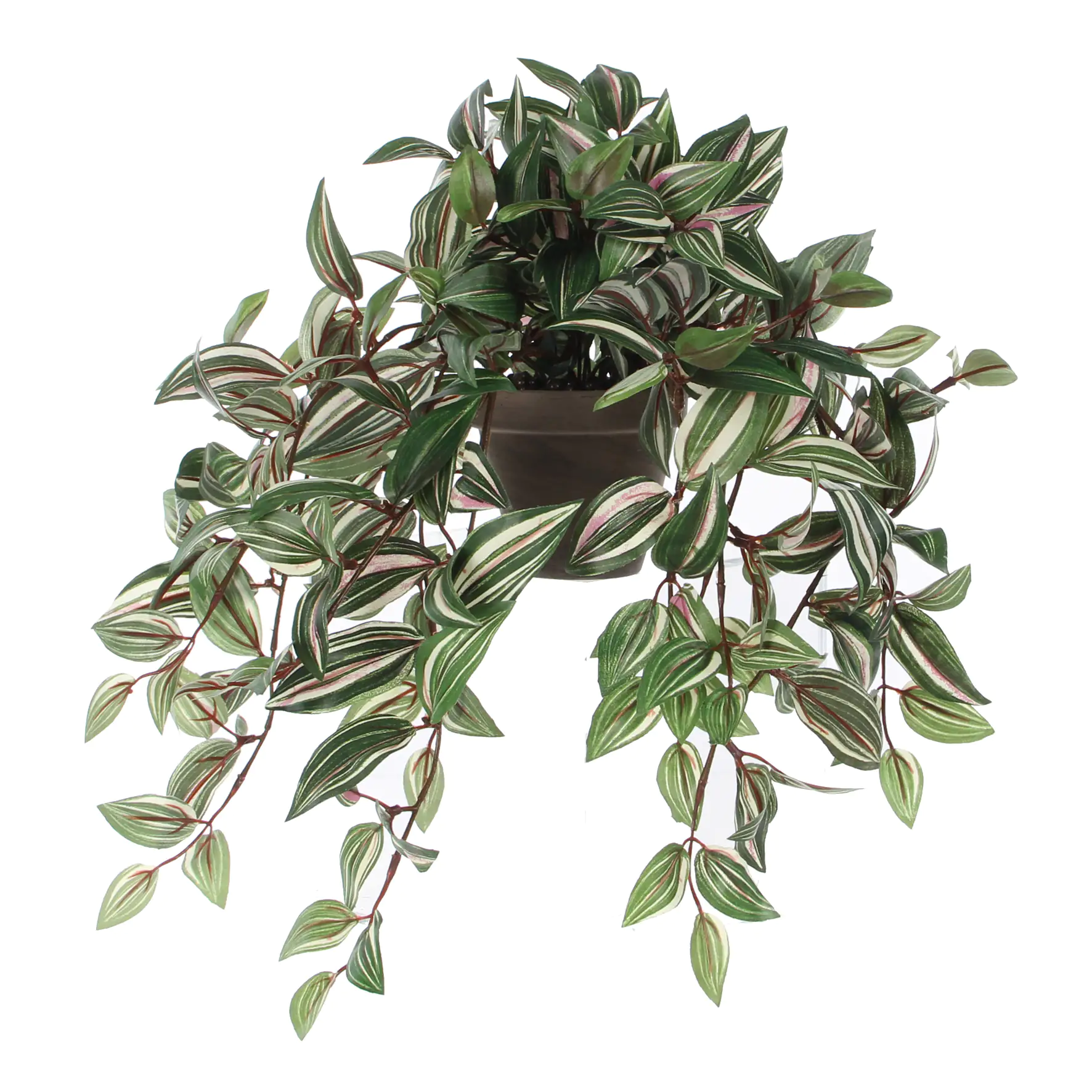 Mica Kunstpflanze Tradescantia hängend grün im Topf 45 x 25 cm