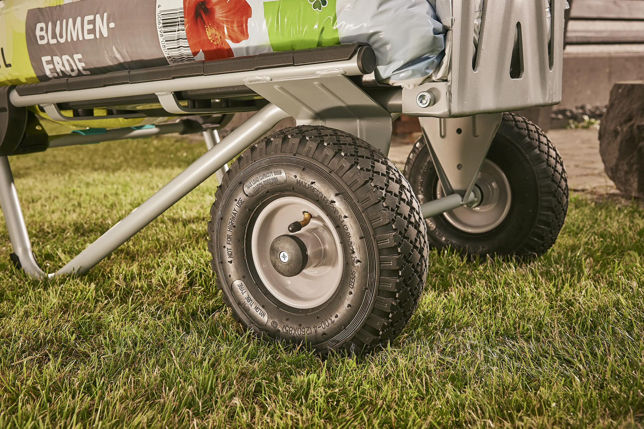 Wolfcraft Transportsystem TS 2500 klappbare Sackkarre & Schubwagen