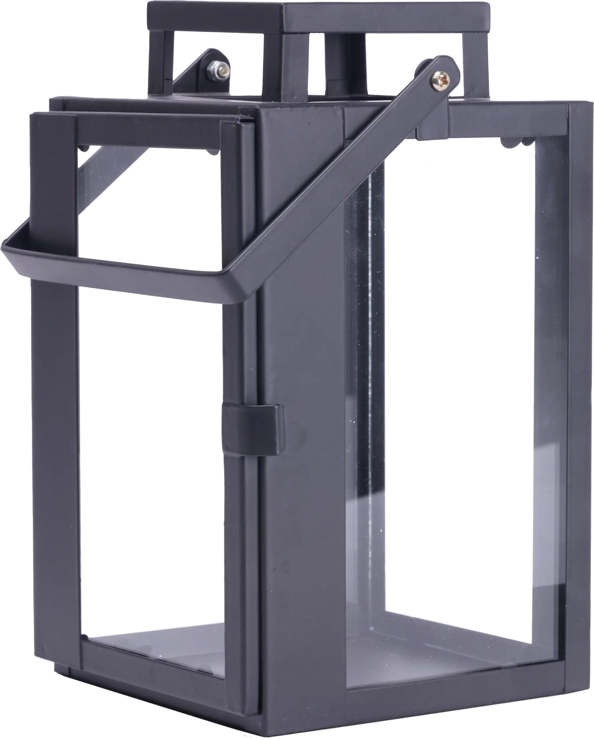TrendLine Laterne Metall 22,5 x 13,5 cm schwarz