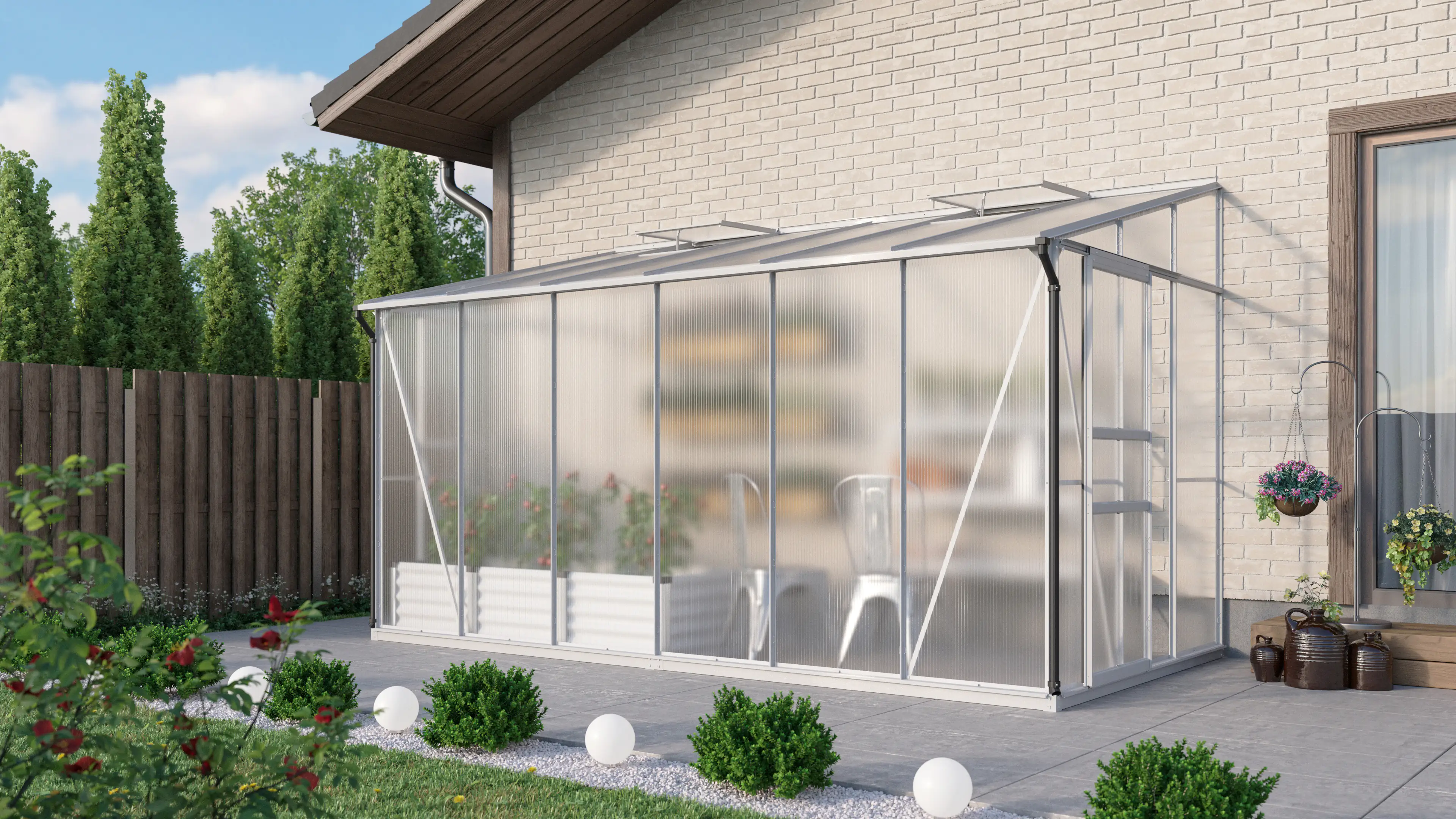 Vitavia Gewächshaus Osiris 7800 190 x 379 cm 4 mm HPK