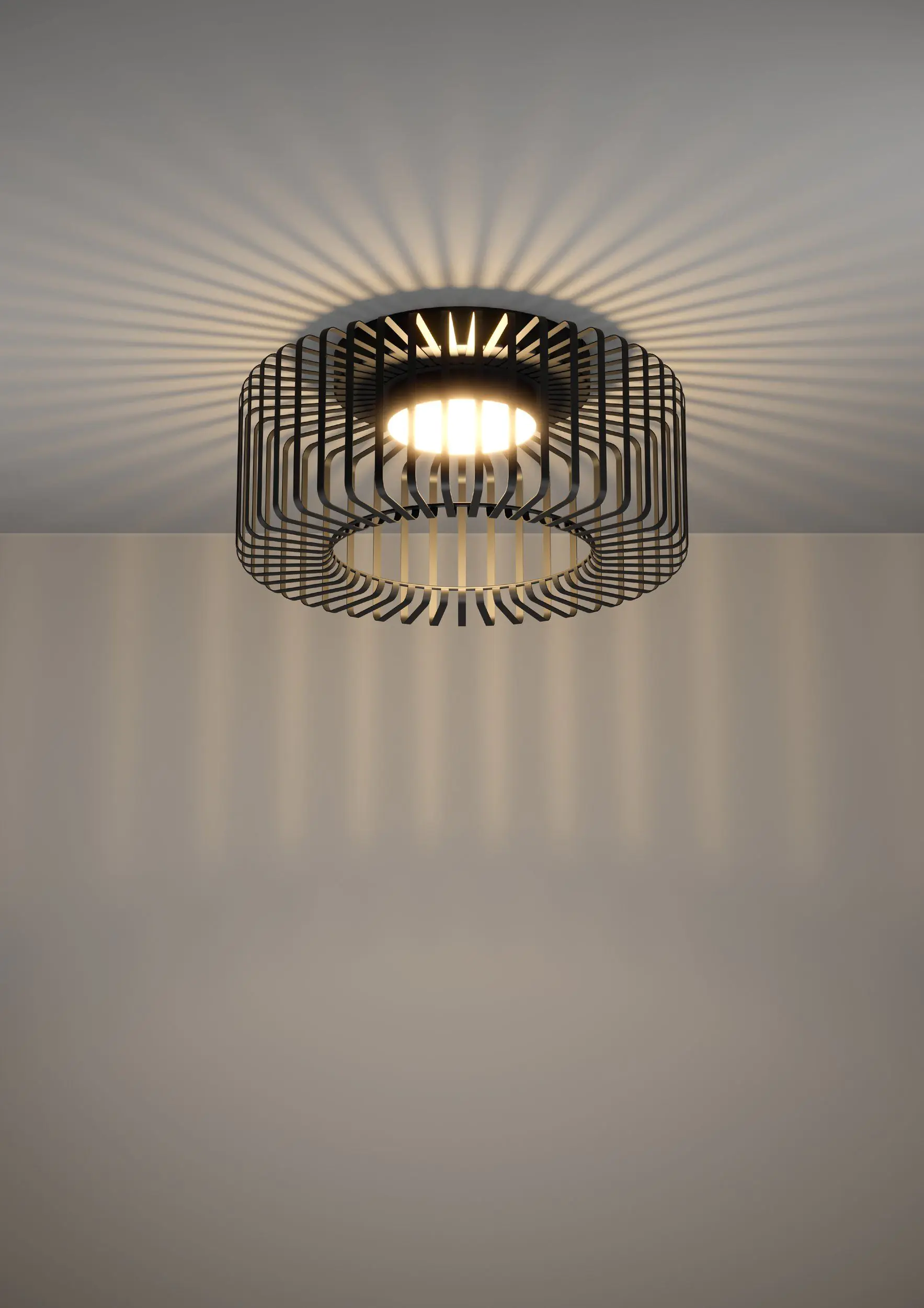 Eglo Connect LED Deckenleuchte Ginestrone-Z schwarz Ø 45 cm