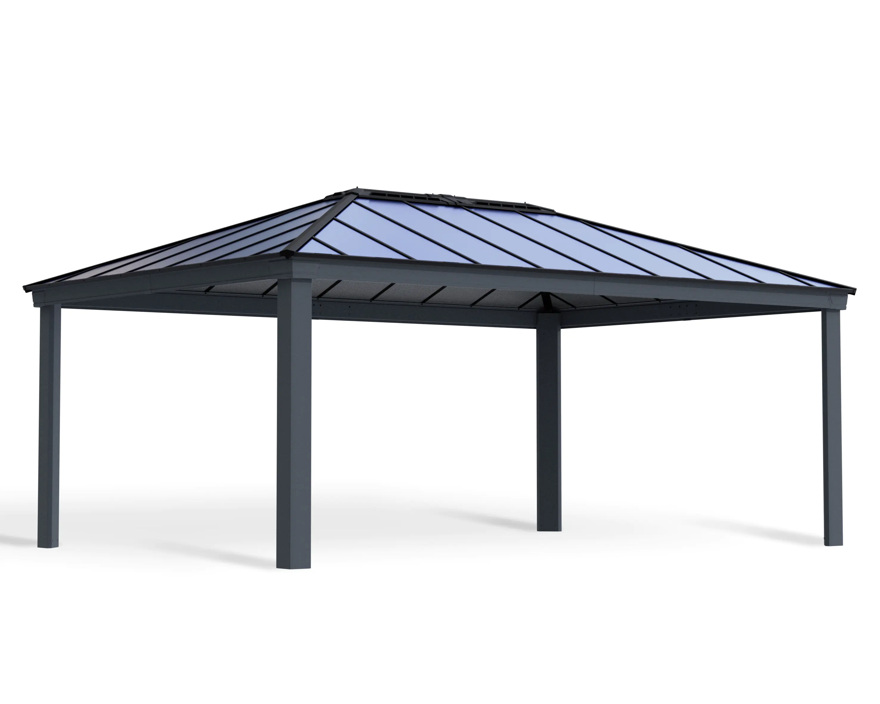 Canopia Pavillon Dallas 612 x 426 cm Aluminium anthrazit