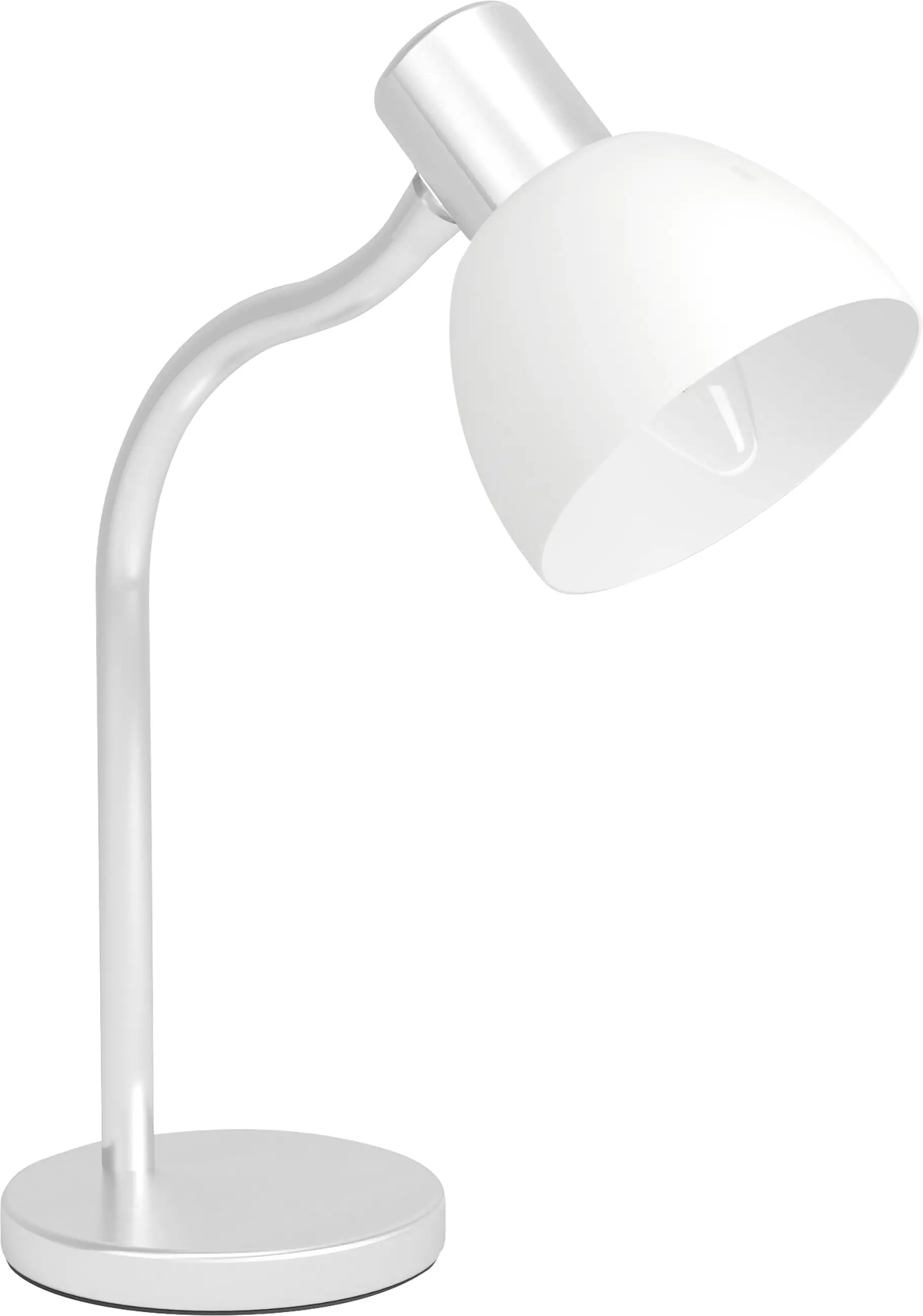 Eglo Tischlampe Macere 34 x 22 cm nickel matt weiß