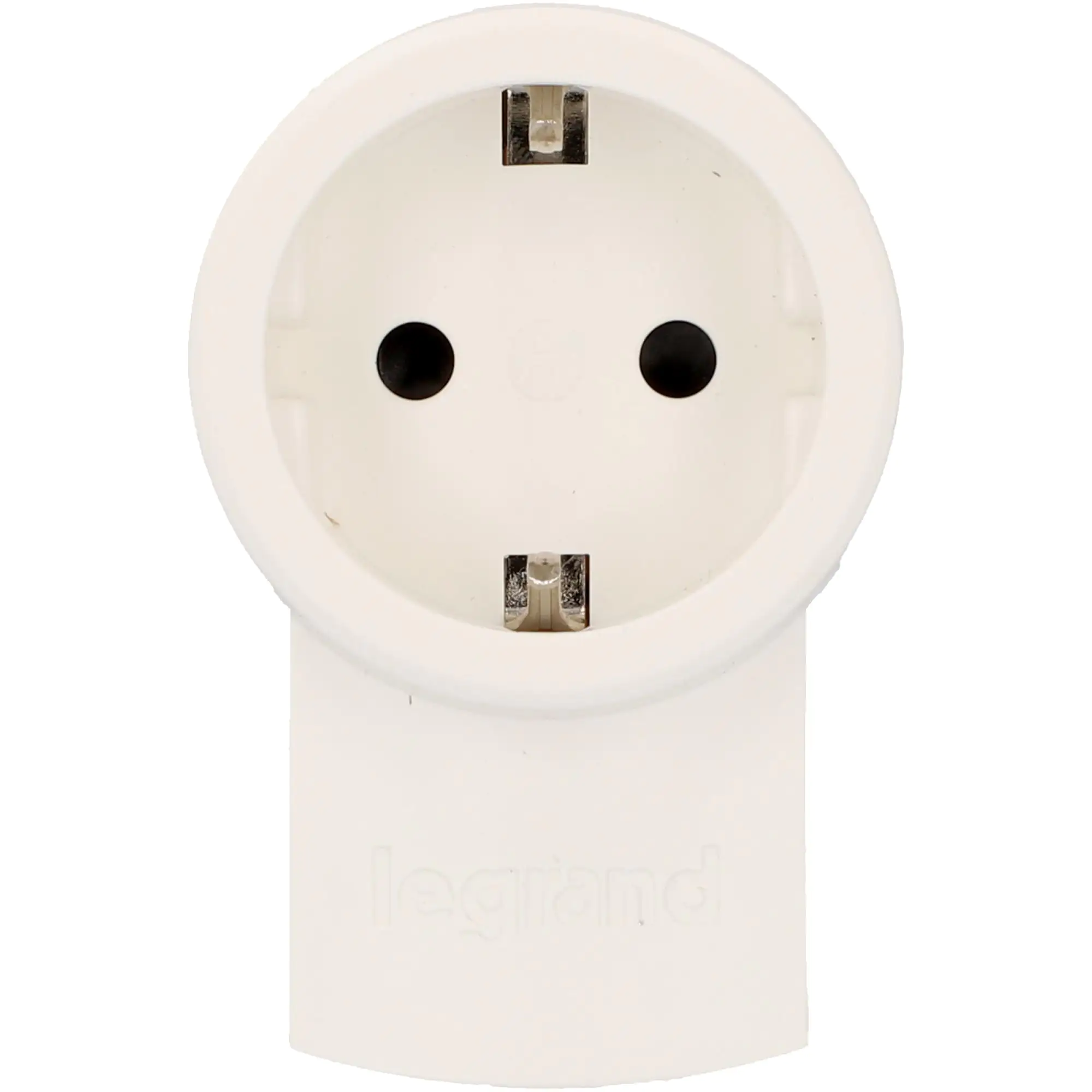 LEGRAND Schutzkontakt-Stecker integrierte Kupplung weiß