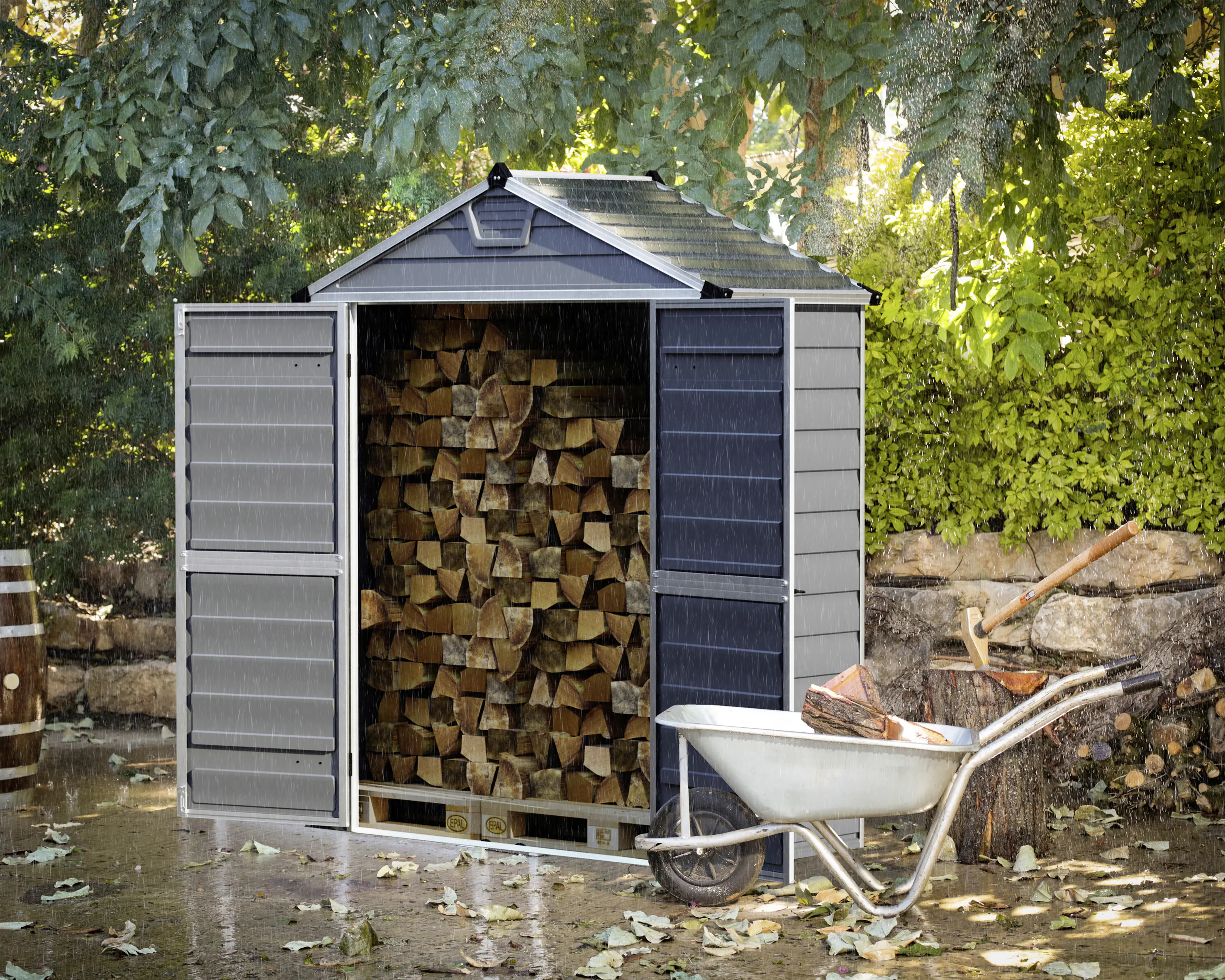 Canopia Gerätehaus Skylight Shed 6x3 175 x 88 x 171 cm