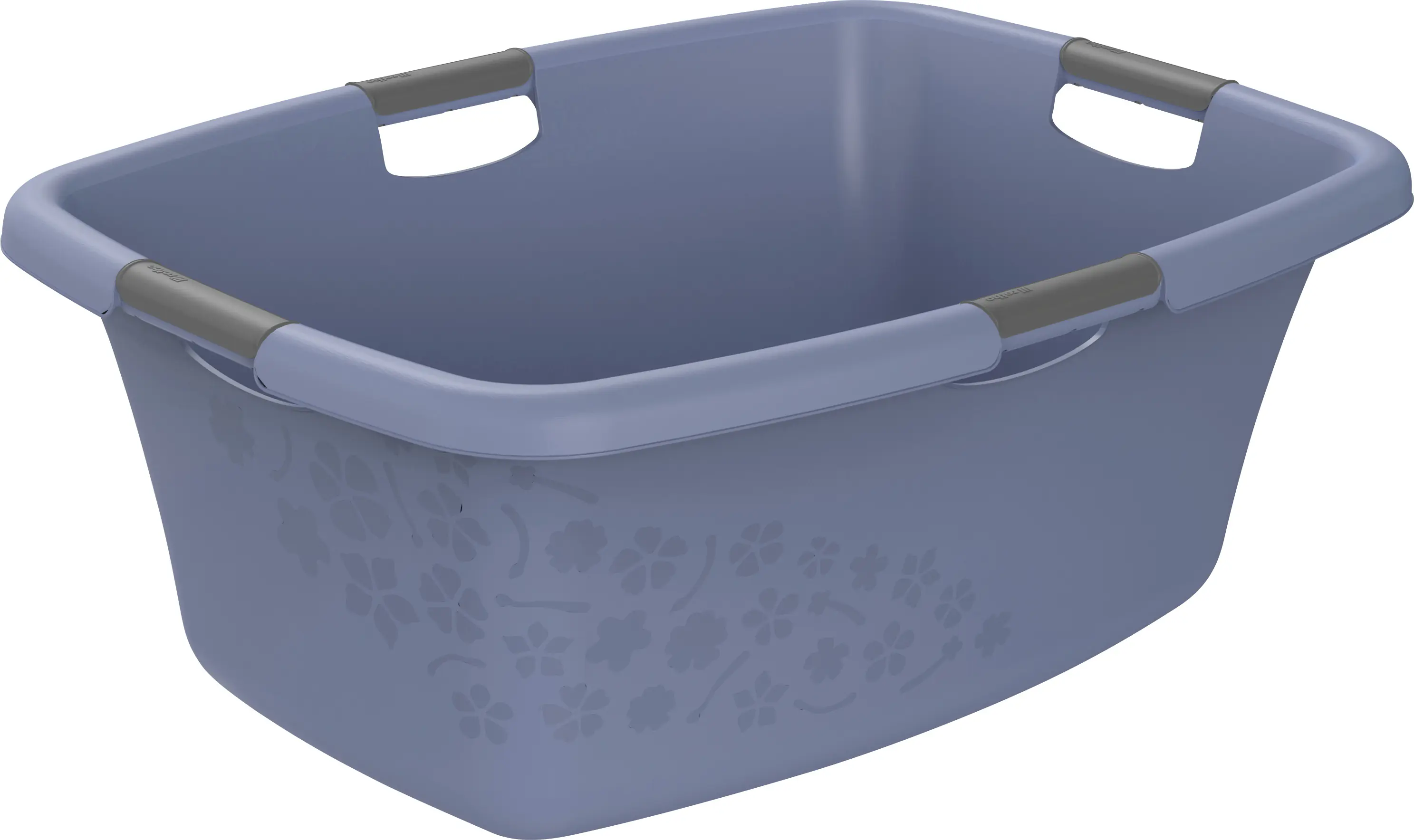 Rotho Wäschewanne Flowers 50 L horizon blue