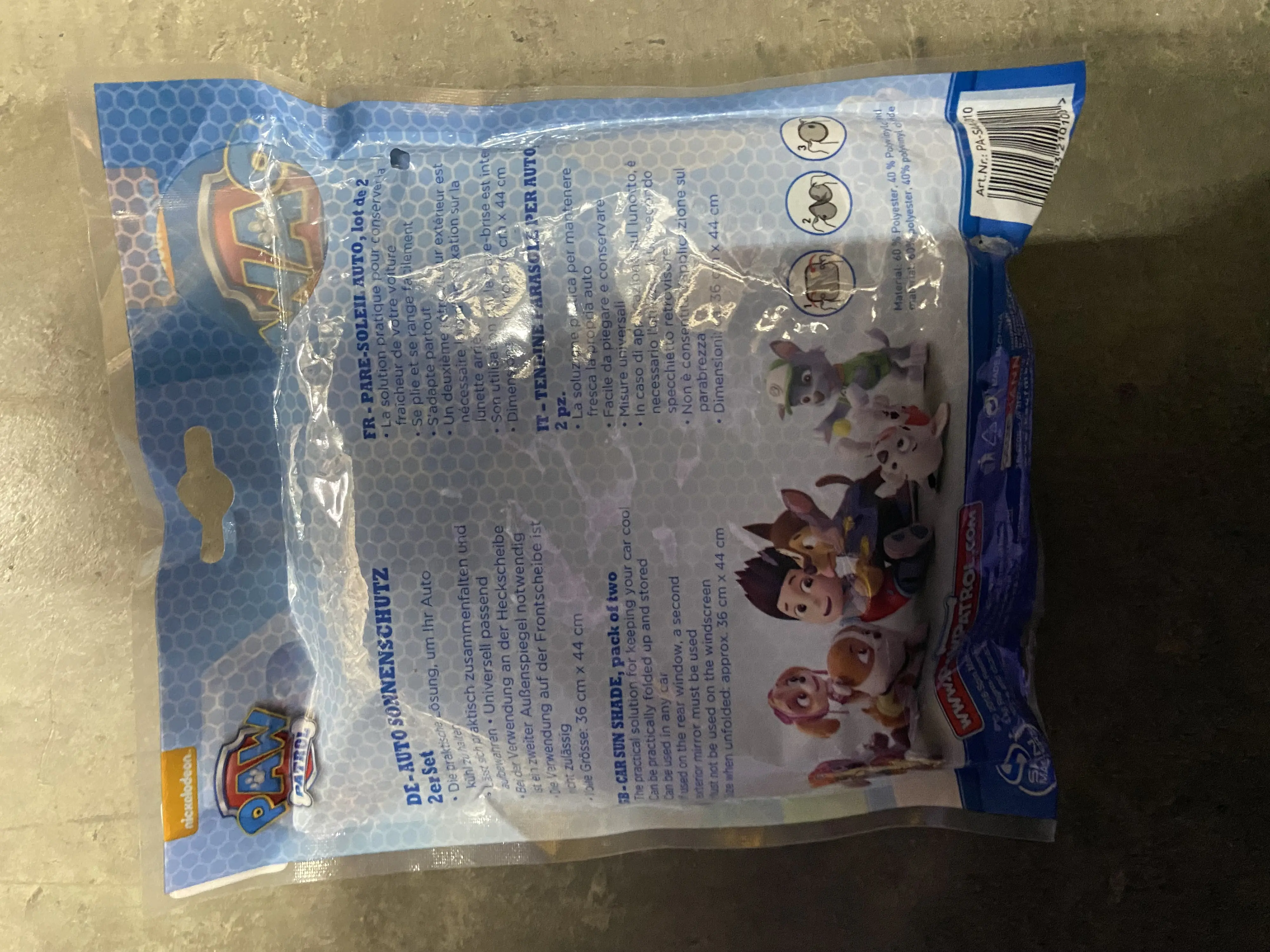HiTS4KiDS Sonnenschutz Paw Patrol blau