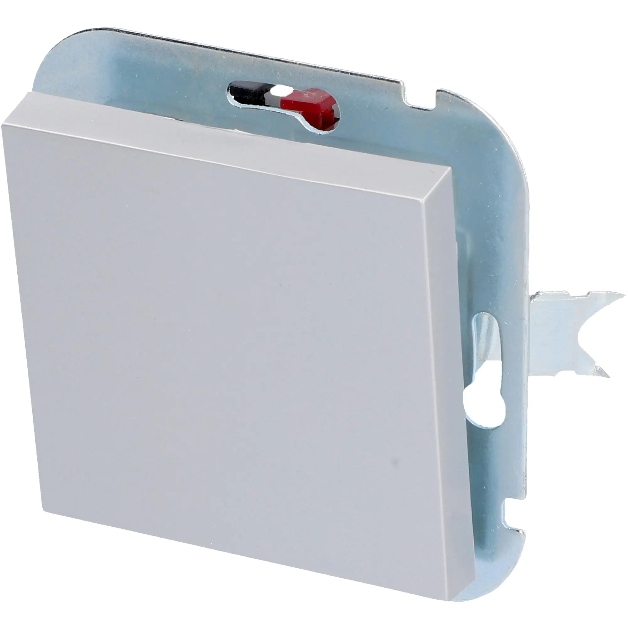 Unitec Aus-Wechselschalter mit Wippe silber, Serie Melbourne
