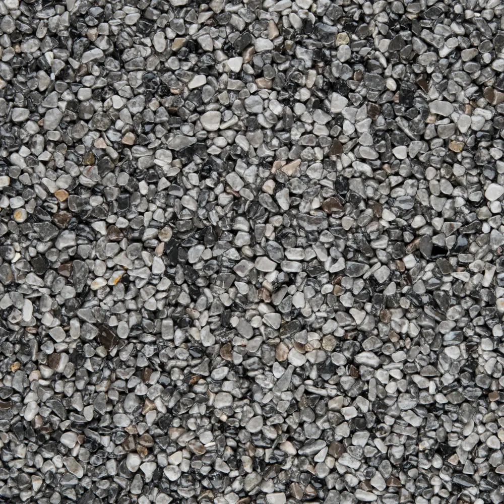 RAVELLO Steinteppich Boden Outdoor Körnung Fein Farbe grau 15 kg Set