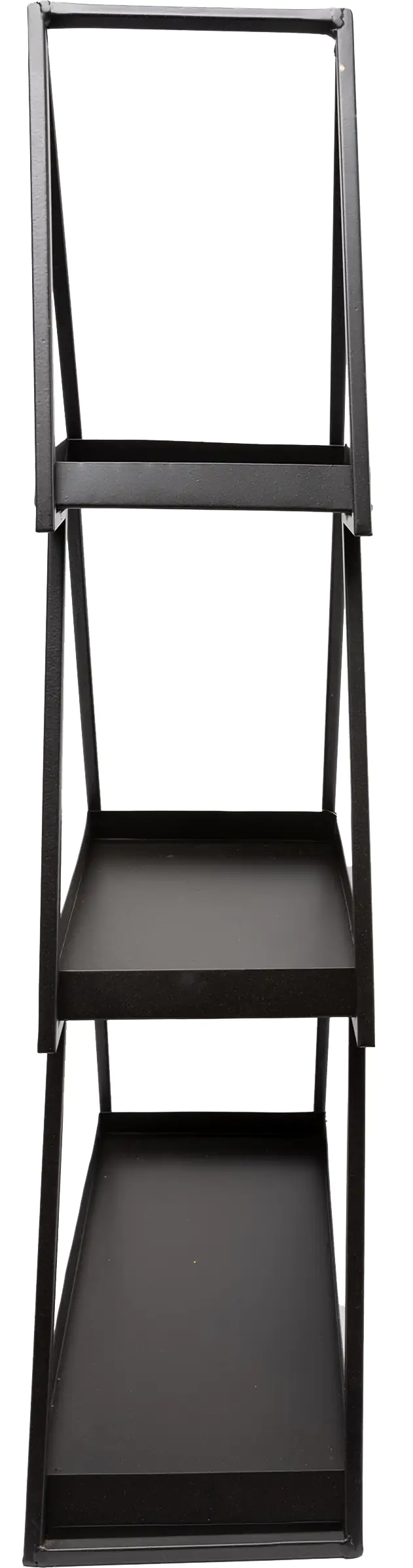 TrendLine Deko Metallregal Tannenbaum 68 x 40 x 15 cm schwarz